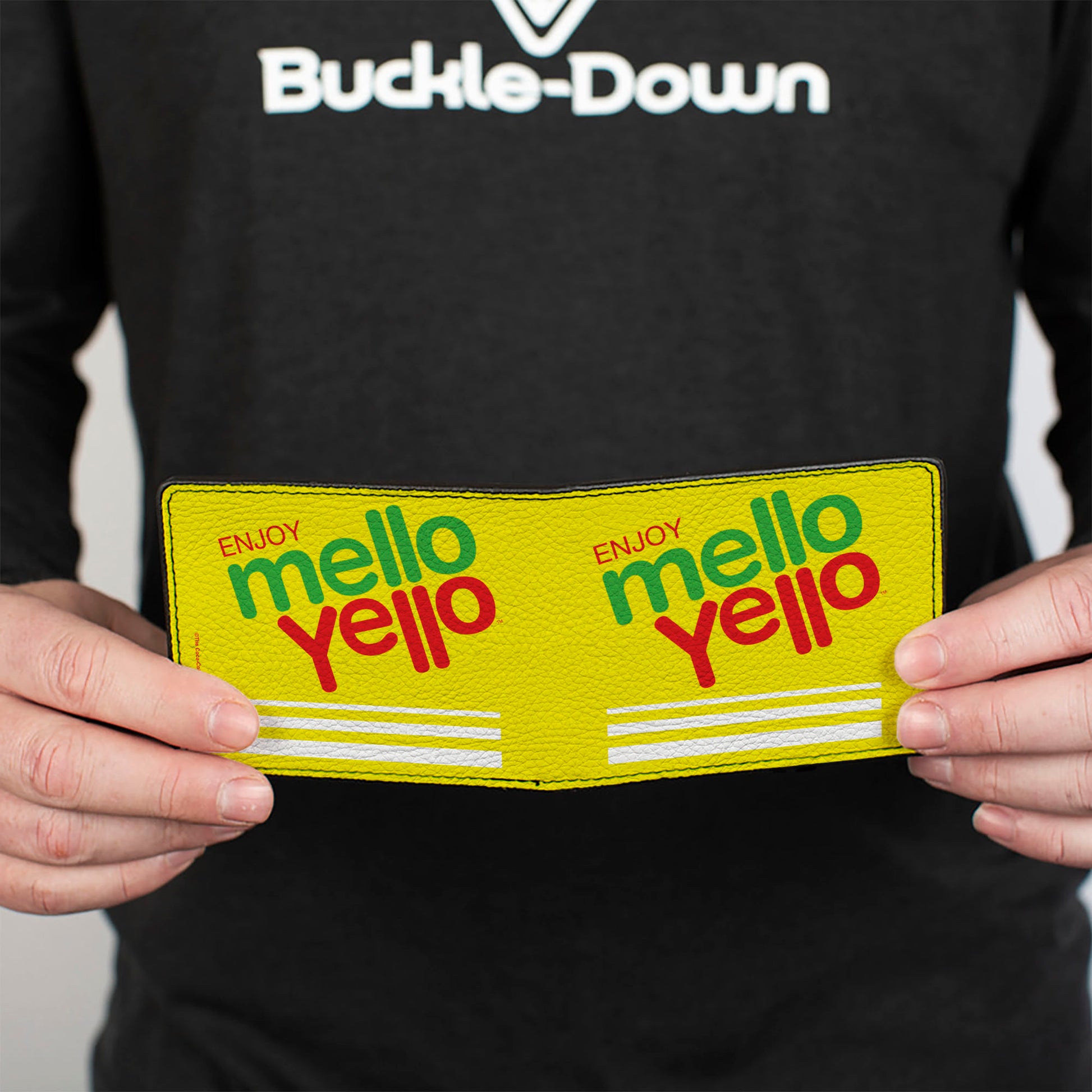 Bi-Fold Wallet - ENJOY MELLO YELLO Logo Yellow/Red/Green Bi-Fold Wallets Coca-Cola