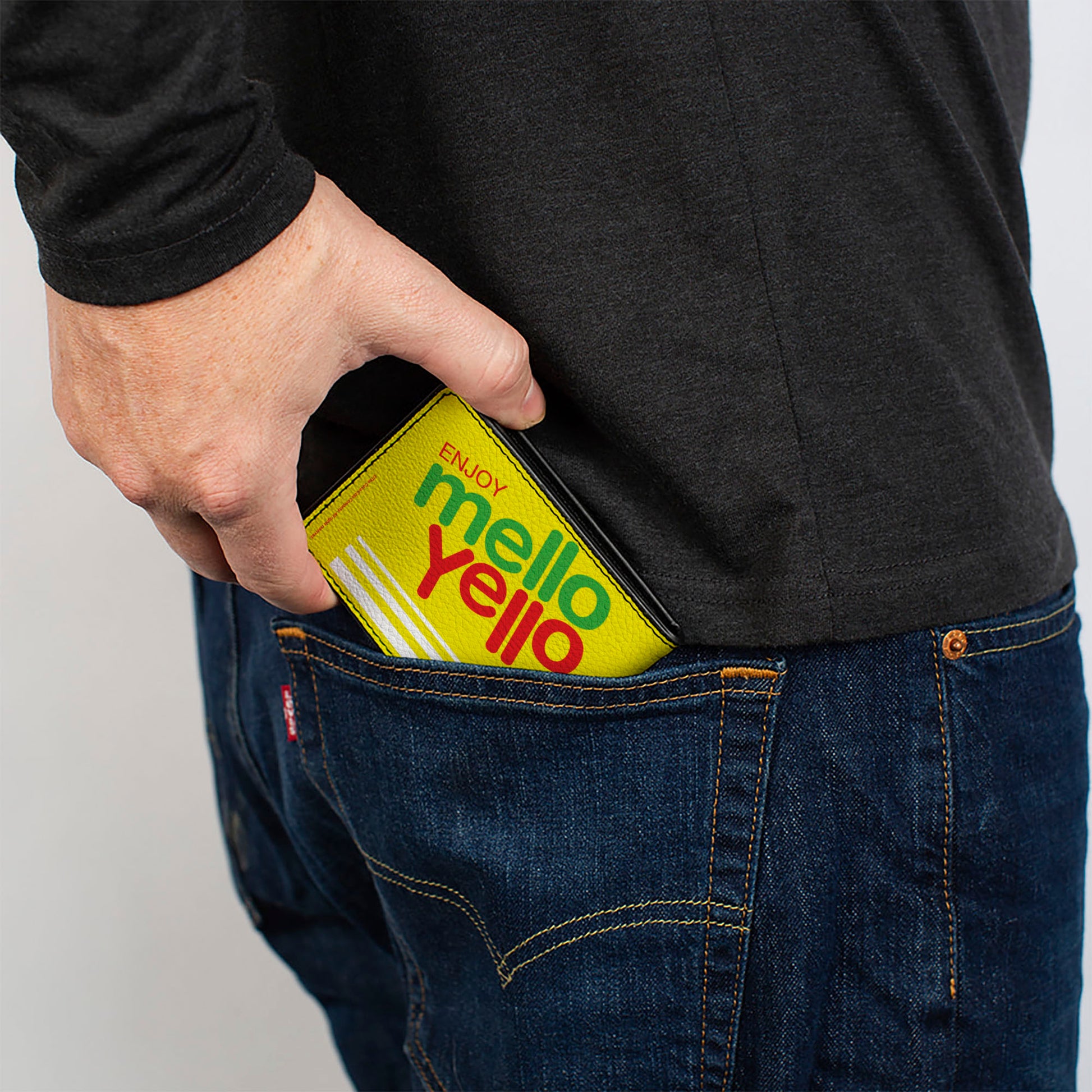 Bi-Fold Wallet - ENJOY MELLO YELLO Logo Yellow/Red/Green Bi-Fold Wallets Coca-Cola