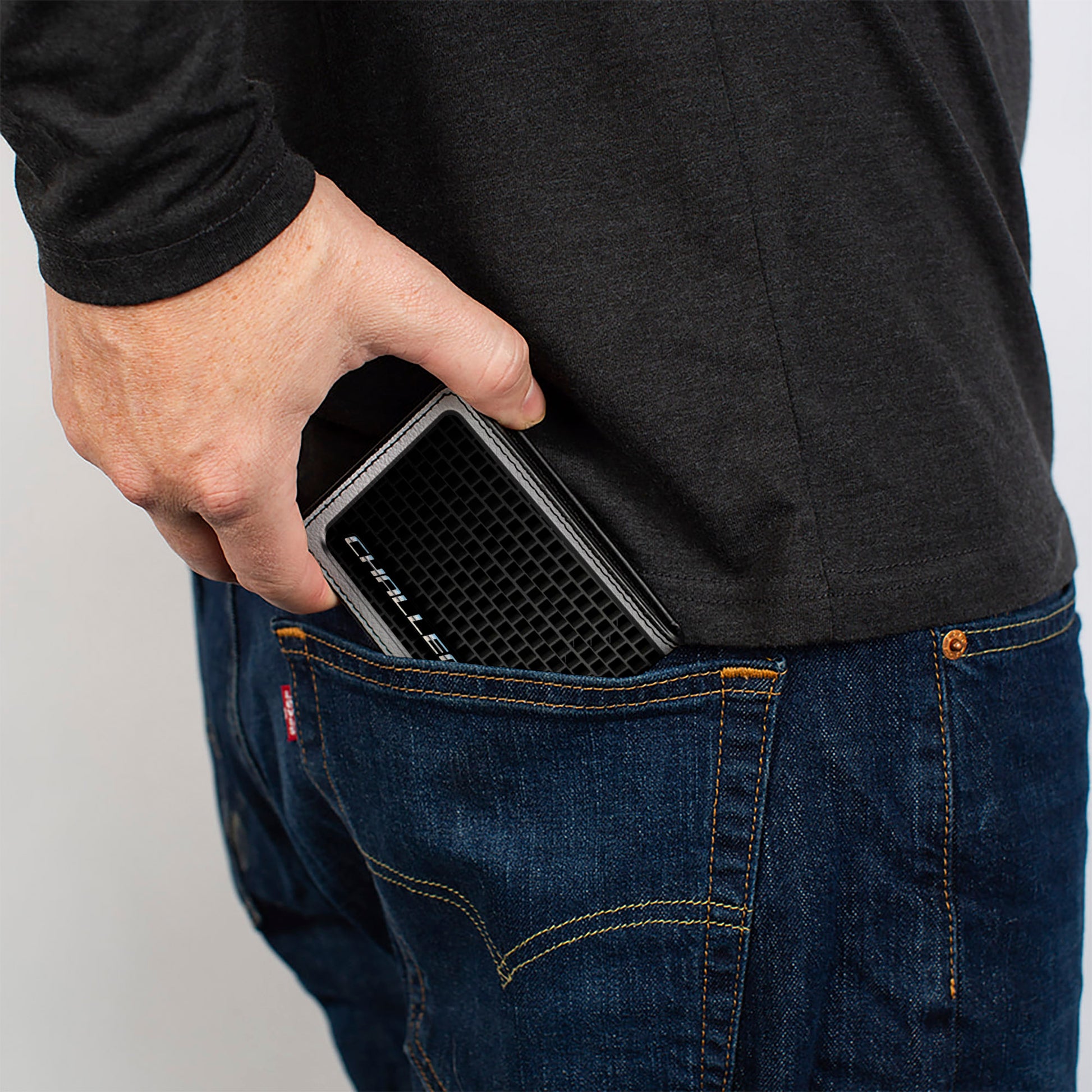 Bi-Fold Wallet - CHALLENGER Bold Grille Bi-Fold Wallets Dodge