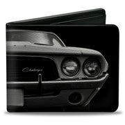Bi-Fold Wallet - 1976 Challenger Black & White Bi-Fold Wallets Dodge