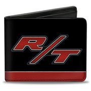 Bi-Fold Wallet - Dodge Challenger R T Emblem Stripe Black Blue White Red Bi-Fold Wallets Dodge