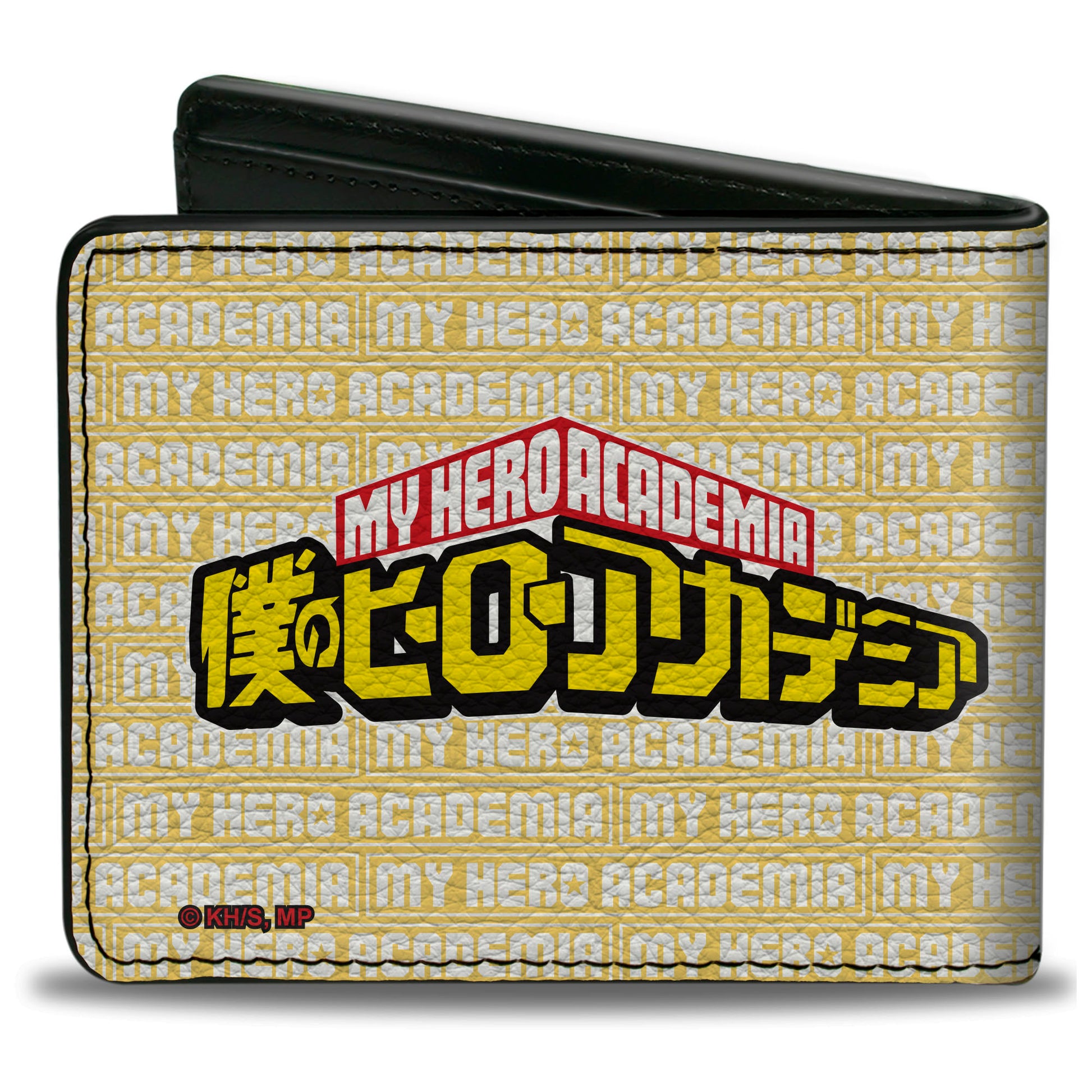 Bi-Fold Wallet - MY HERO ACADEMIA All Might Pose and Title Logo Yellow/White Bi-Fold Wallets My Hero Academia