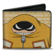 Bi-Fold Wallet - MY HERO ACADEMIA Pro Hero Fat Gum Pose and Title Logo Yellow/White Bi-Fold Wallets My Hero Academia