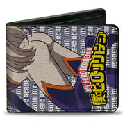 Bi-Fold Wallet - MY HERO ACADEMIA Pro Hero Mt. Lady Pose and Title Logo Purple/White Bi-Fold Wallets My Hero Academia