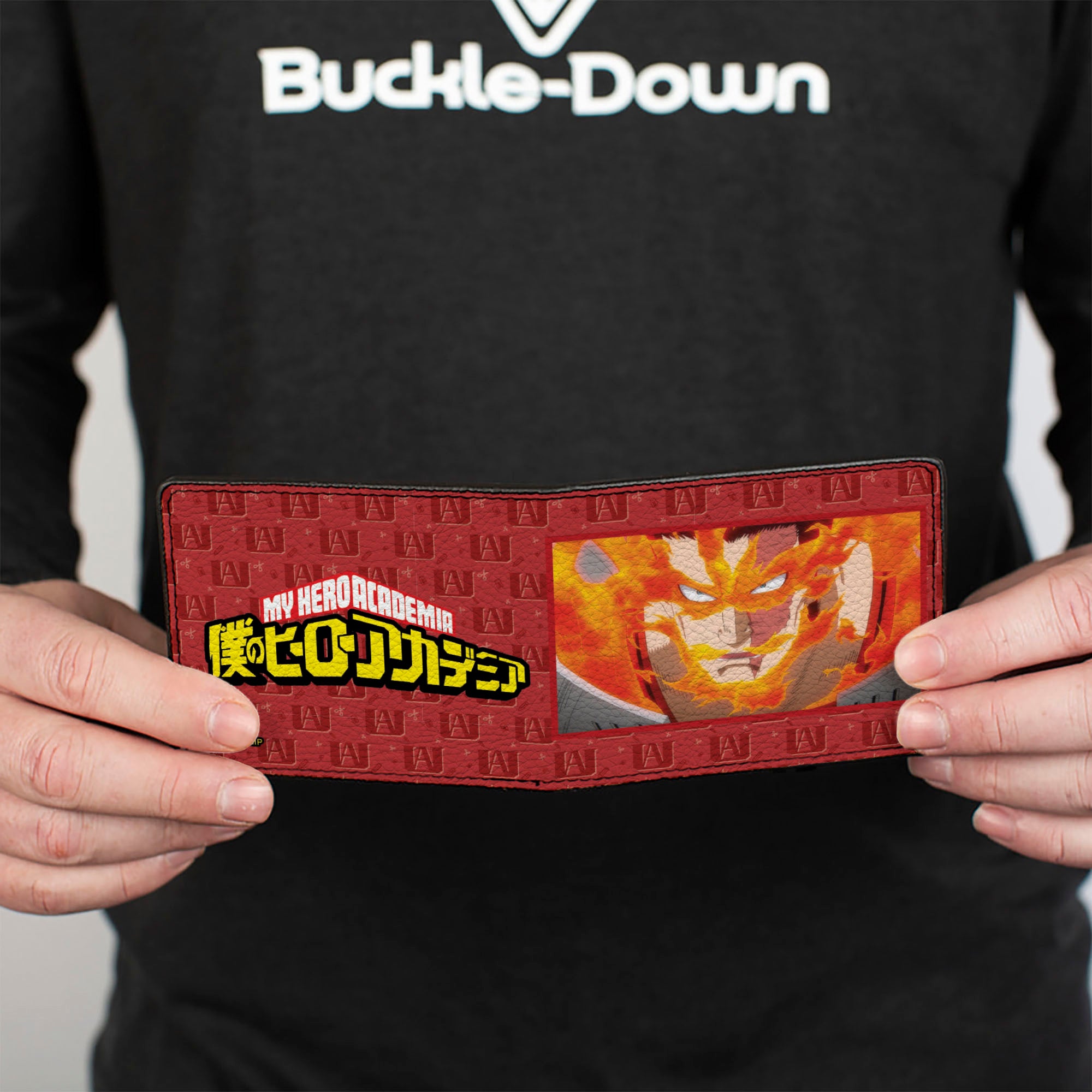 Bi-Fold Wallet - MY HERO ACADEMIA Endeavor Hell Flame Pose Reds Bi-Fold Wallets My Hero Academia