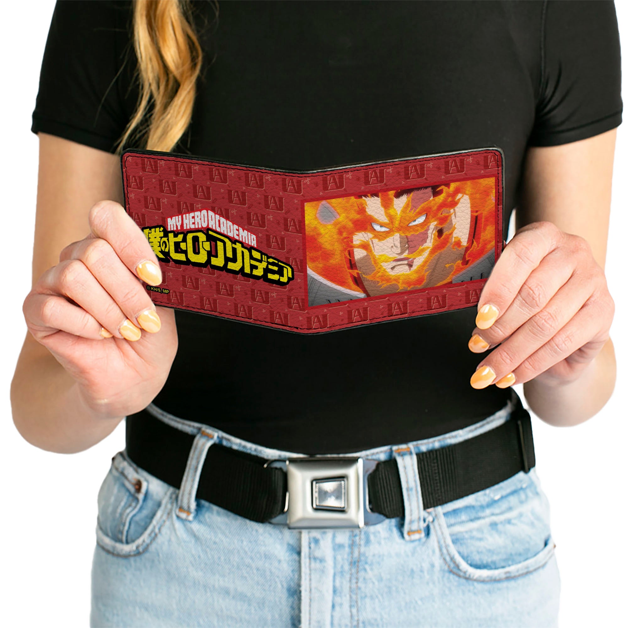 Bi-Fold Wallet - MY HERO ACADEMIA Endeavor Hell Flame Pose Reds Bi-Fold Wallets My Hero Academia