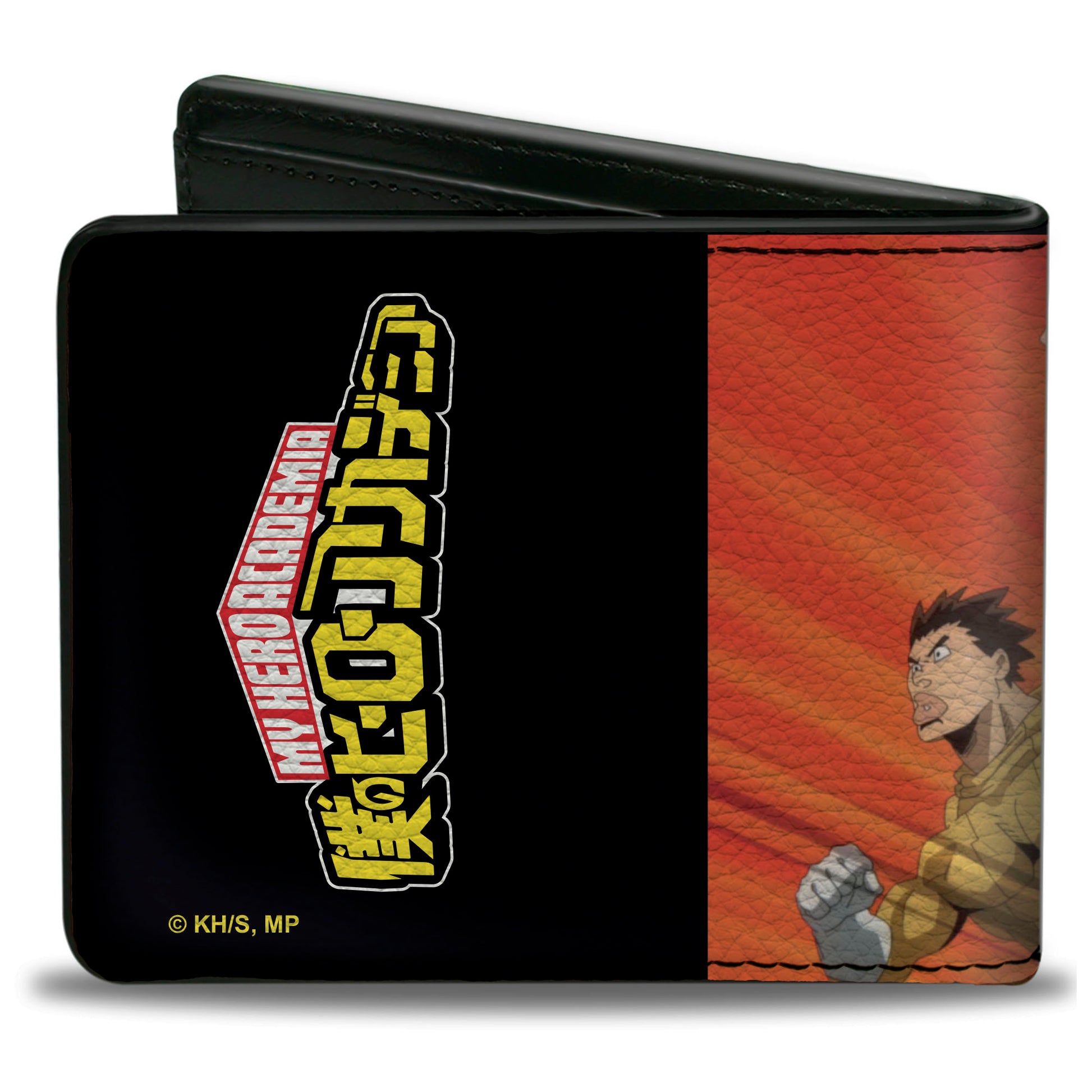 Bi-Fold Wallet - MY HERO ACADEMIA Six Heroes Attack Pose andTitle Logo Red/Oranges Bi-Fold Wallets My Hero Academia