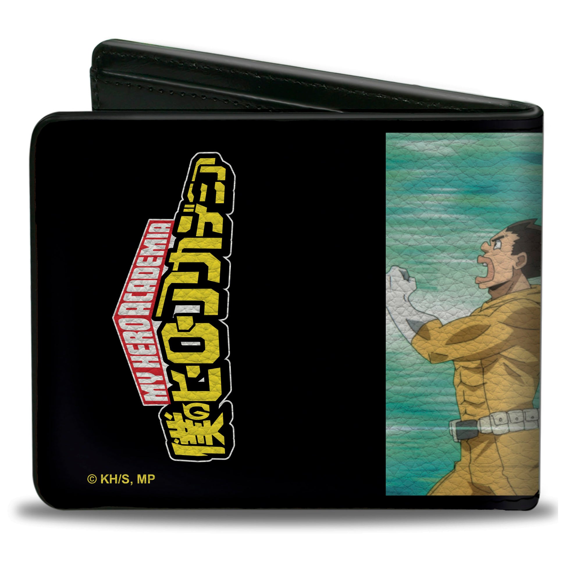 Bi-Fold Wallet - MY HERO ACADEMIA Five Heroes Running Pose and Title Logo Blues Bi-Fold Wallets My Hero Academia