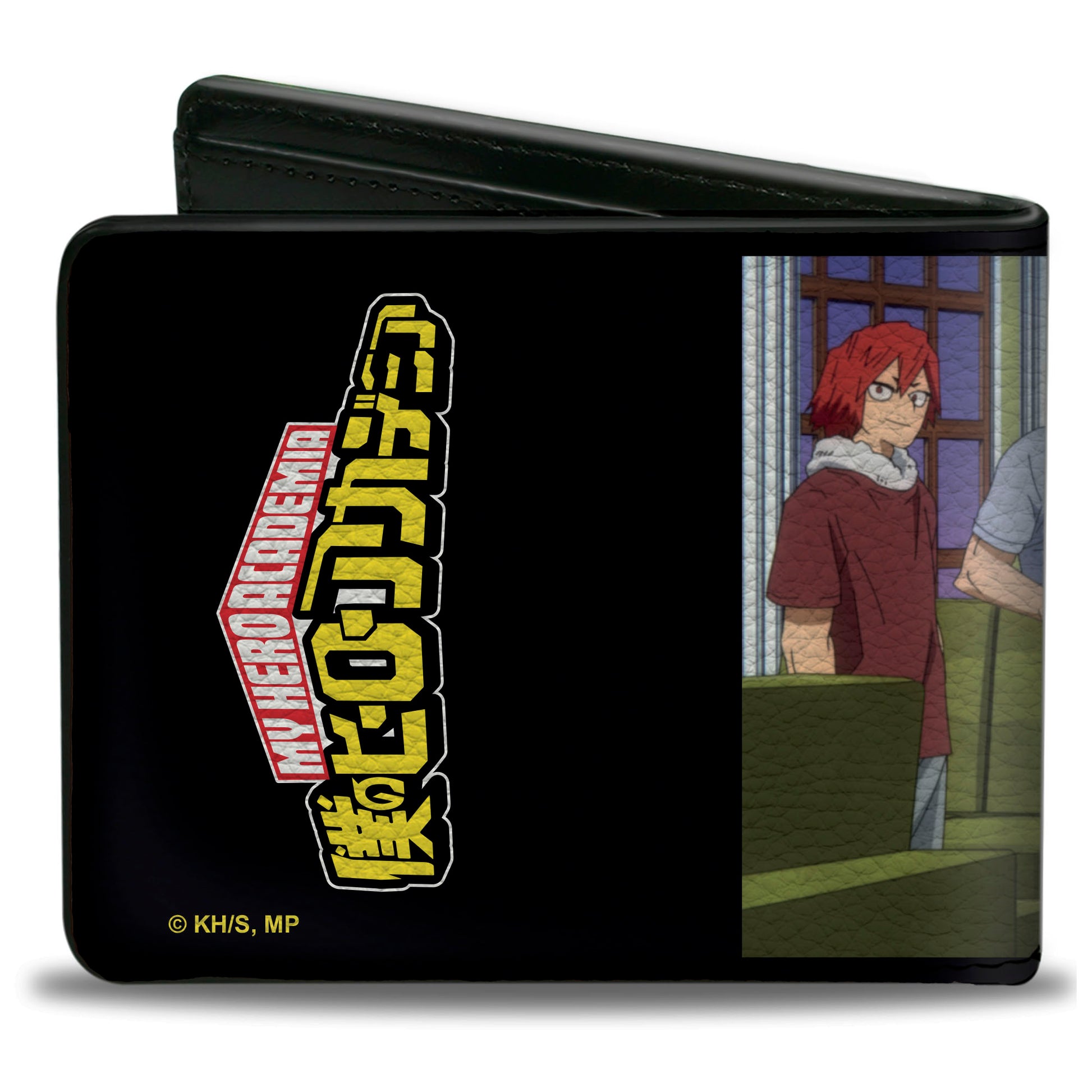 Bi-Fold Wallet - MY HERO ACADEMIA Class 1A Family Scene and Title Logo Black Bi-Fold Wallets My Hero Academia