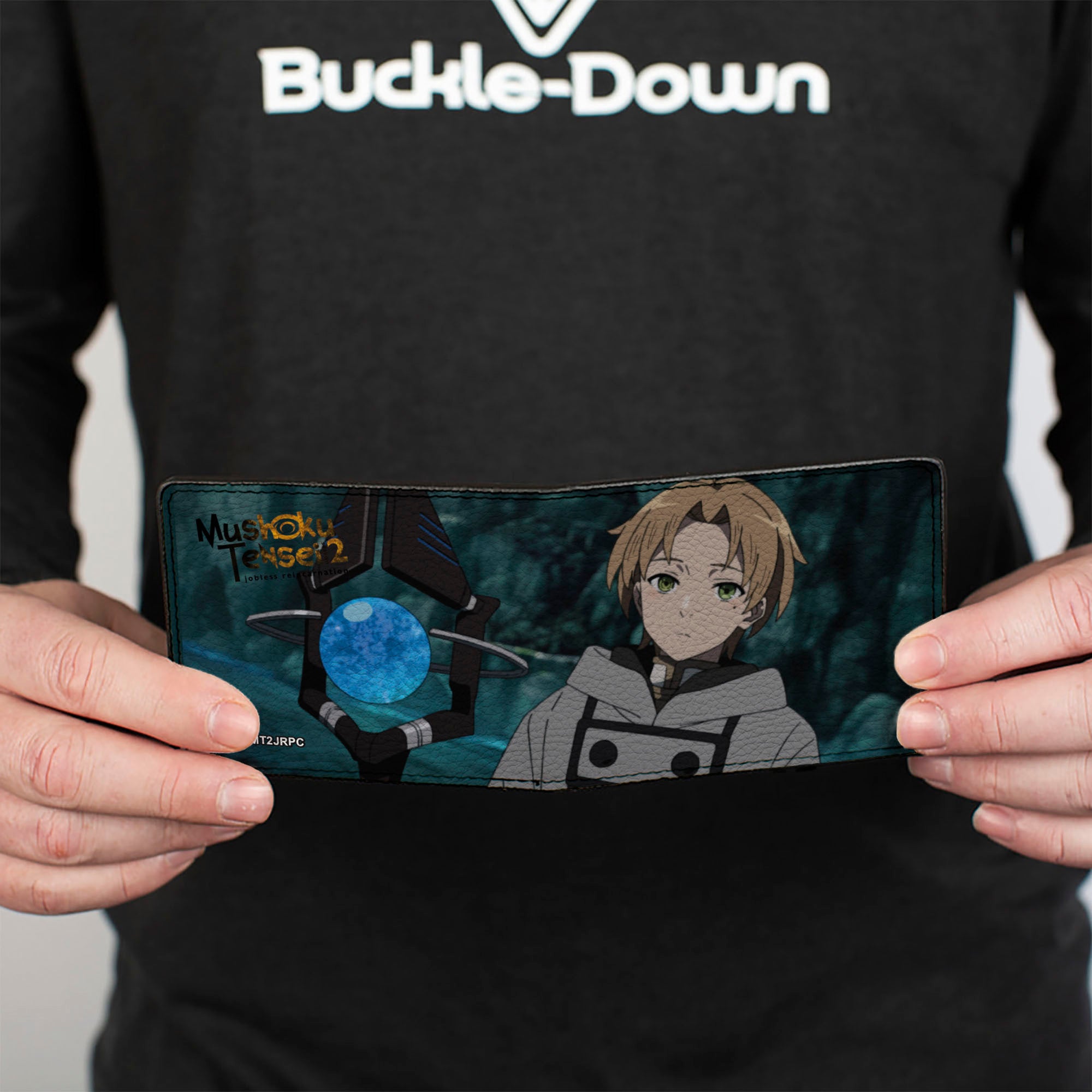 Bi-Fold Wallet - Mushoku Tensei Rudeus Greyrat Aqua Heartia Close-Up Bi-Fold Wallets Mushoku Tensei Jobless Reincarnation