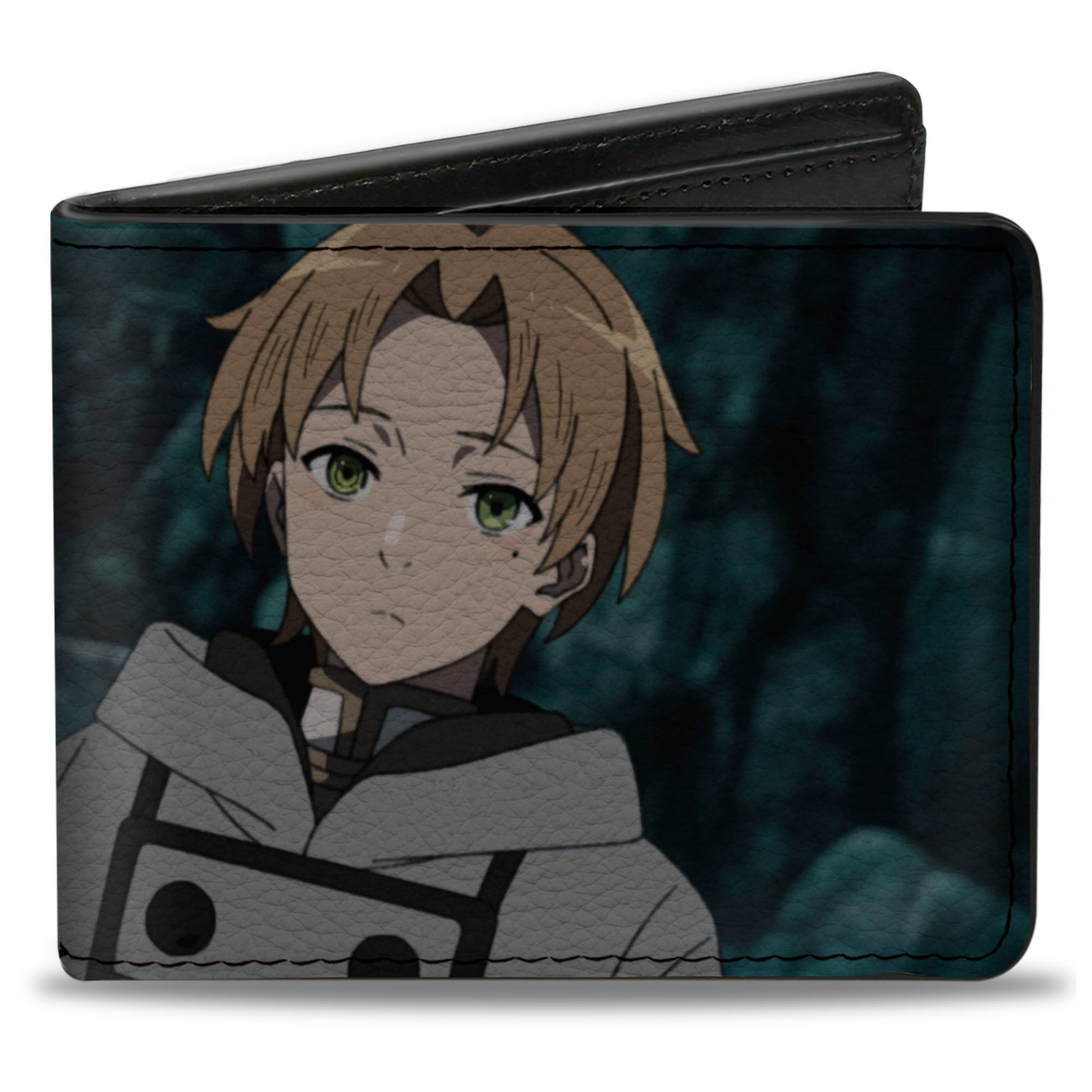 Bi-Fold Wallet - Mushoku Tensei Rudeus Greyrat Aqua Heartia Close-Up Bi-Fold Wallets Mushoku Tensei Jobless Reincarnation