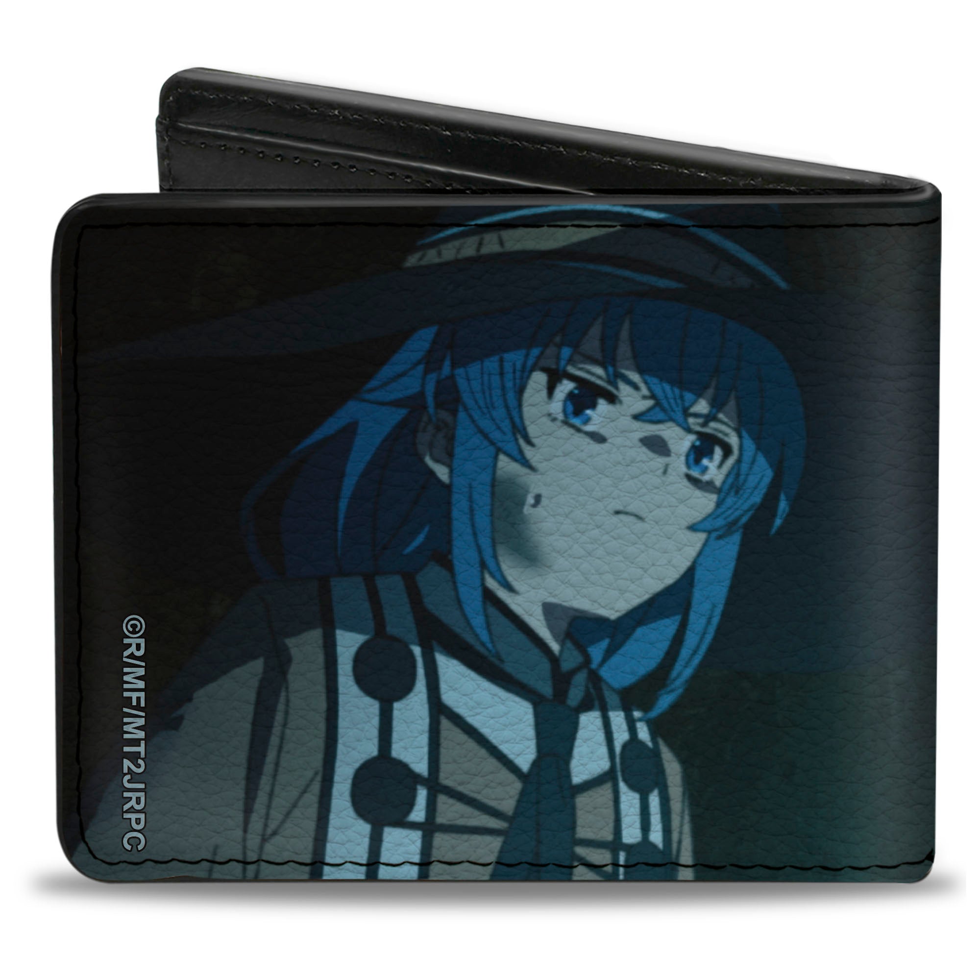 Bi-Fold Wallet - Mushoku Tensei Roxy Migurdia Staff Pose Blues Bi-Fold Wallets Mushoku Tensei Jobless Reincarnation