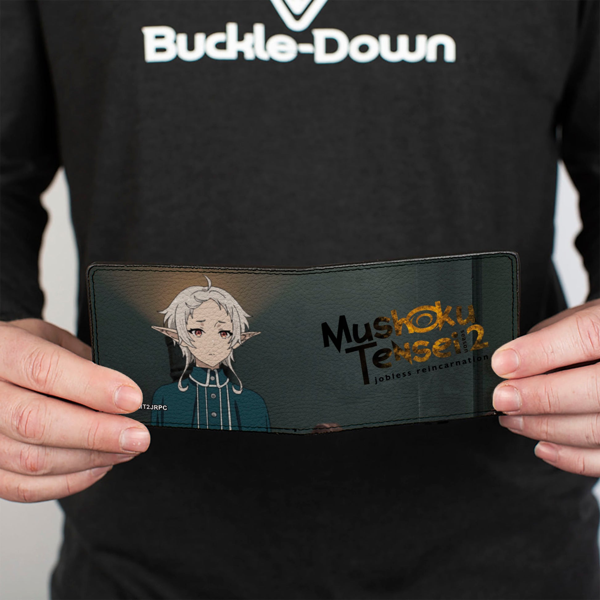 Bi-Fold Wallet - MUSHOKU TENSEI Fitz Glow Pose and Title Logo Bi-Fold Wallets Mushoku Tensei Jobless Reincarnation