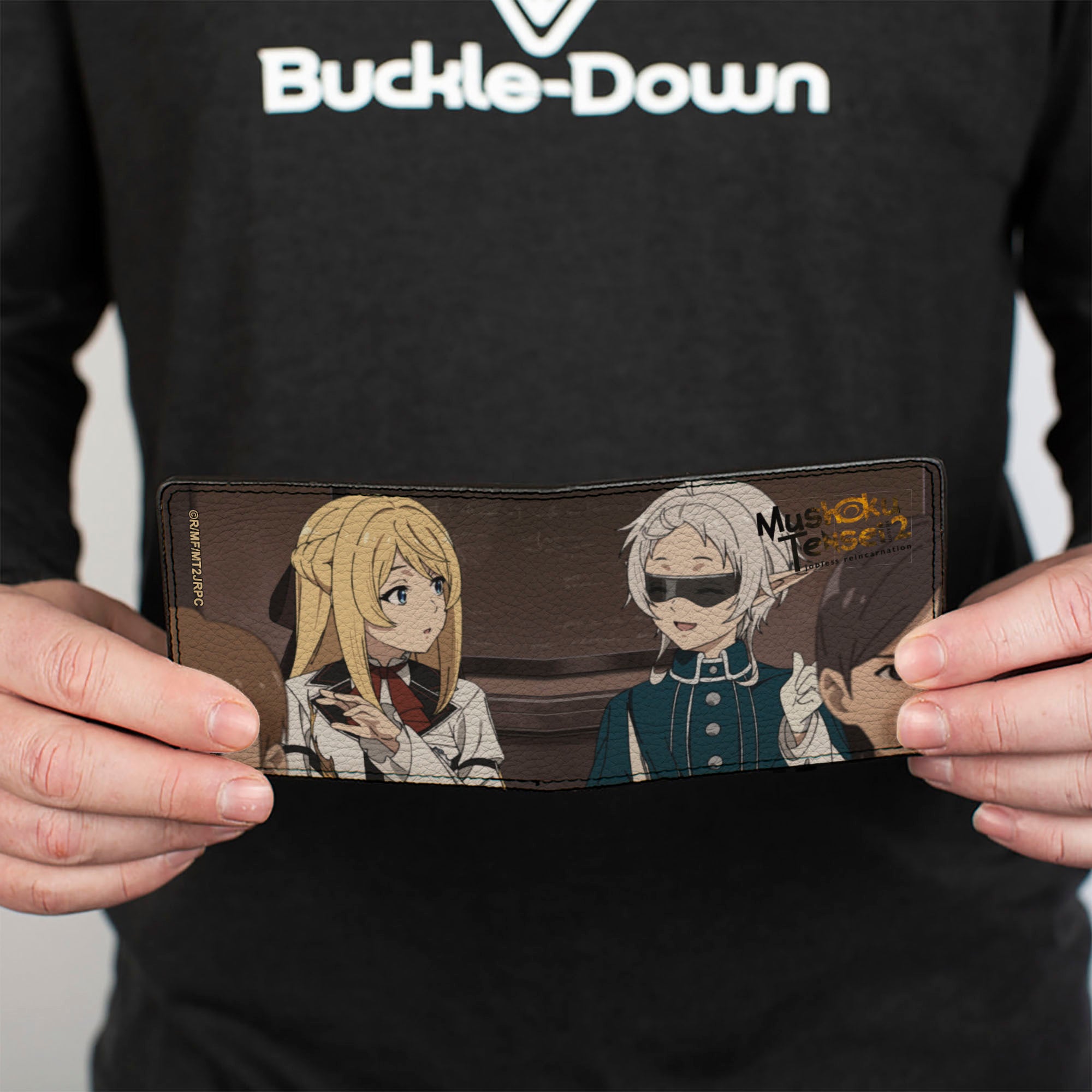 Bi-Fold Wallet - Mushoku Tensei Princess Ariel and Guard Fitz Scene Bi-Fold Wallets Mushoku Tensei Jobless Reincarnation