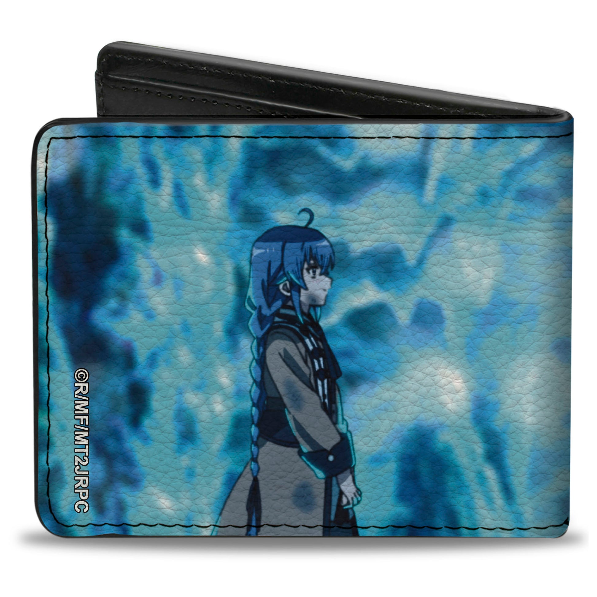 Bi-Fold Wallet - Mushoku Tensei Rudeus and Roxy Scene Blues Bi-Fold Wallets Mushoku Tensei Jobless Reincarnation