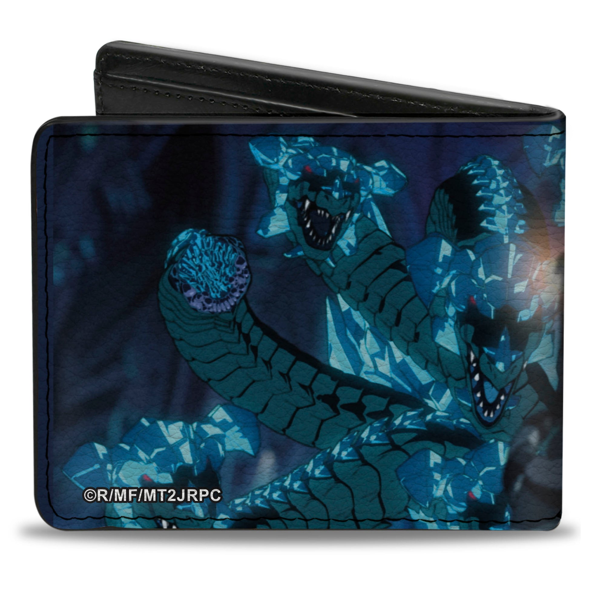 Bi-Fold Wallet - Mushoku Tensei Manatite Hydra Magic Crystal Scene Blues Bi-Fold Wallets Mushoku Tensei Jobless Reincarnation