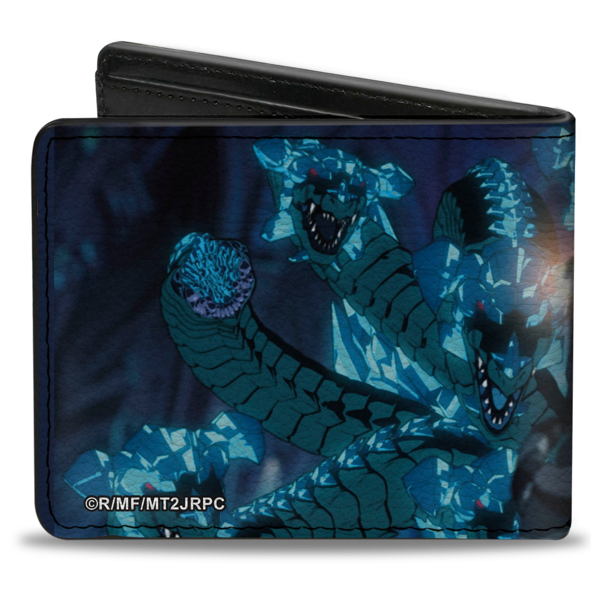 Bi-Fold Wallet - Mushoku Tensei Manatite Hydra Magic Crystal Scene Blues Bi-Fold Wallets Mushoku Tensei Jobless Reincarnation