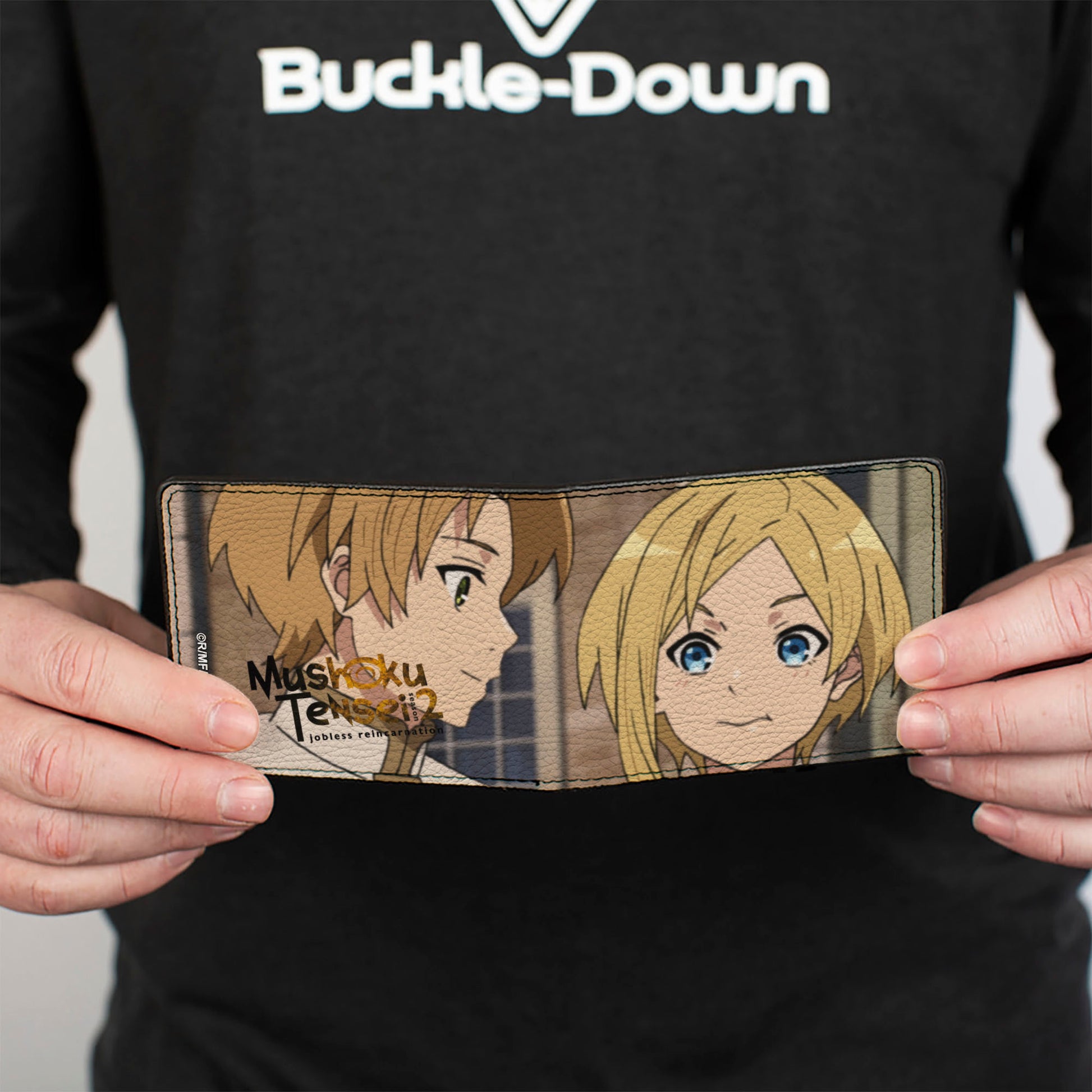 Bi-Fold Wallet - Mushoku Tensei Rudeus Greyrat and Sara Pose Bi-Fold Wallets Mushoku Tensei Jobless Reincarnation