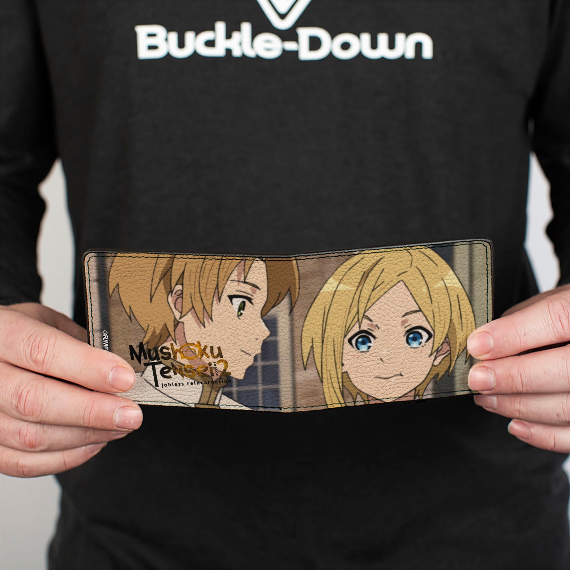 Bi-Fold Wallet - Mushoku Tensei Rudeus Greyrat and Sara Pose Bi-Fold Wallets Mushoku Tensei Jobless Reincarnation