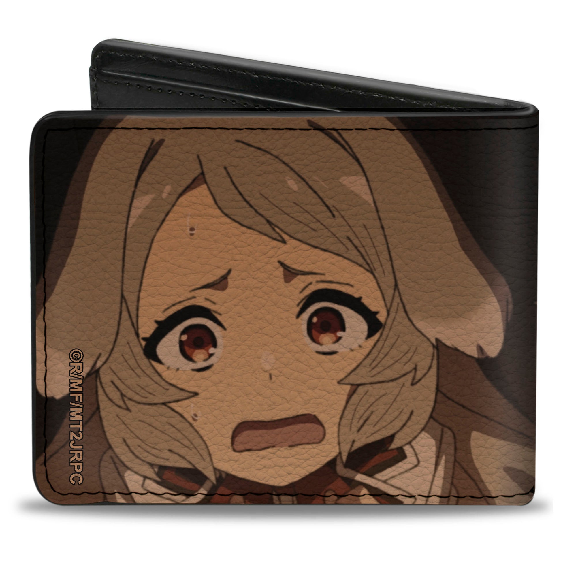 Bi-Fold Wallet - Mushoku Tensei Pursena Adollia and Linia Dedoldia Faces Close-Up Bi-Fold Wallets Mushoku Tensei Jobless Reincarnation