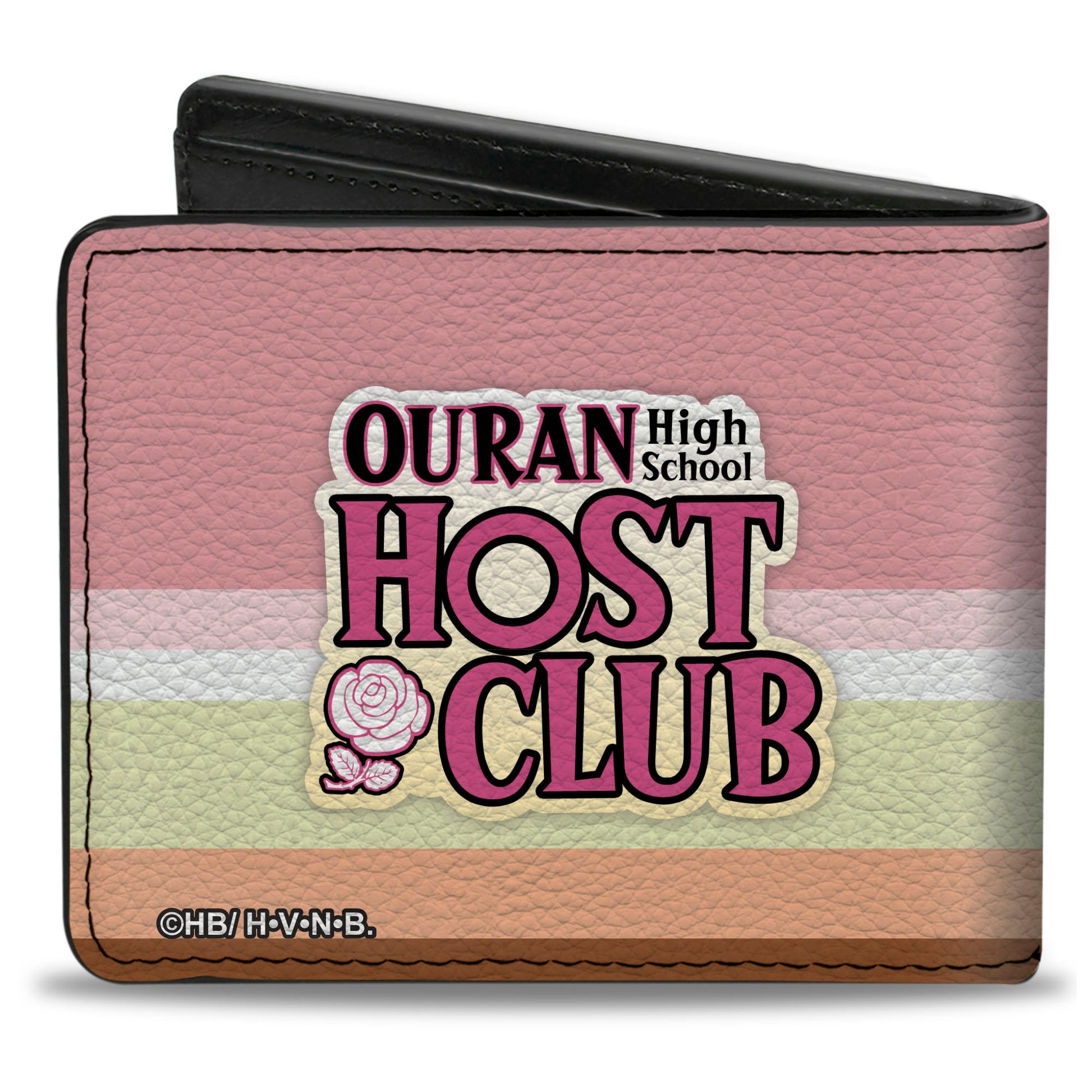 Bi-Fold Wallet - OURAN HIGH SCHOOL HOST CLUB Tamaki Presentation Scene and Title Logo Pinks Bi-Fold Wallets Ouran High School Host Club