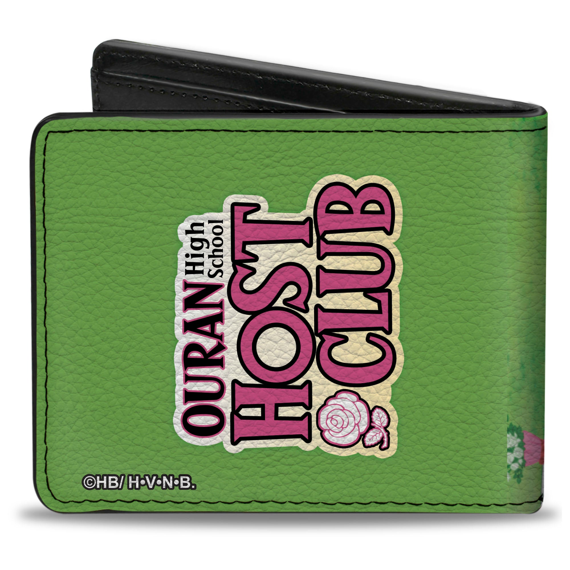 Bi-Fold Wallet - OURAN HIGH SCHOOL HOST CLUB Little Girl Hitachiin Twins Pose and Title Logo Bi-Fold Wallets Ouran High School Host Club