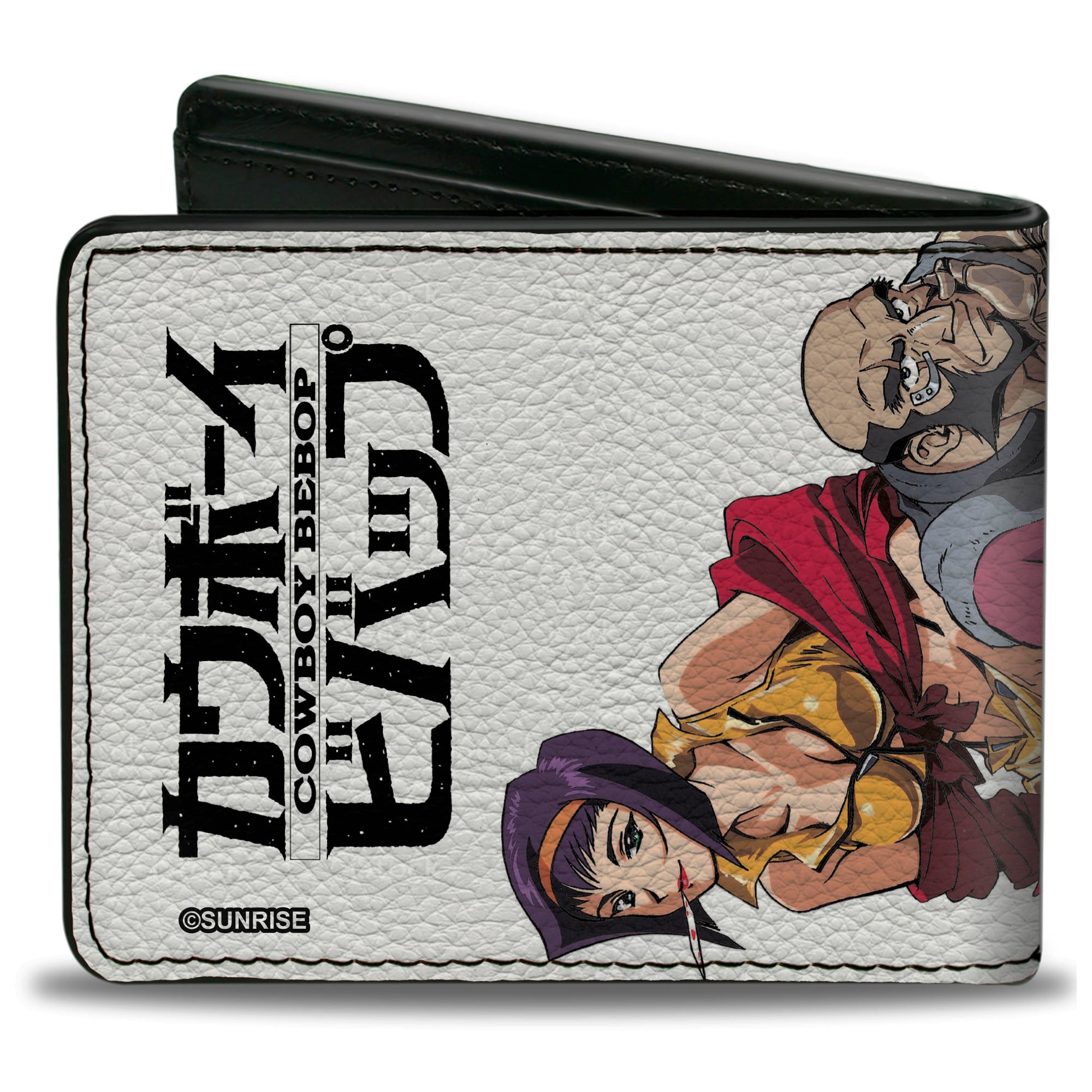 Bi-Fold Wallet - COWBOY BEBOP Four Character Group Pose and Title Logo Bi-Fold Wallets Cowboy Bebop