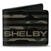 Bi-Fold Wallet - Carroll Shelby SHELBY Americana Camo Olive/Black Bi-Fold Wallets Shelby