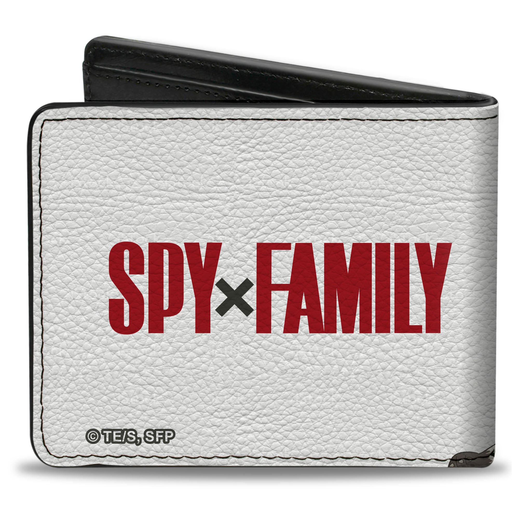 Bi-Fold Wallet - Spy x Family Forger Family Group Pose with Bondo White/Red Bi-Fold Wallets Spy x Family