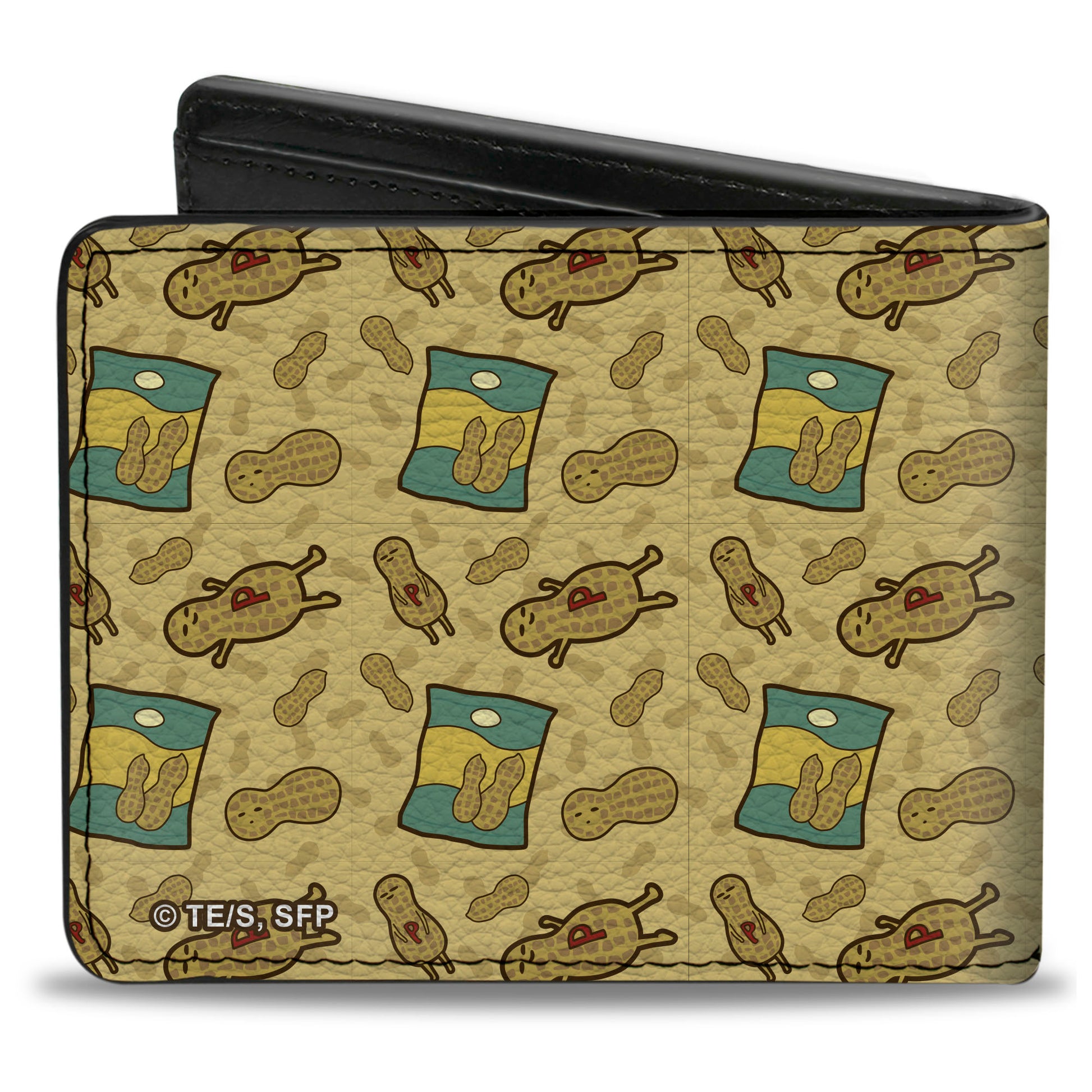 Bi-Fold Wallet - Spy x Family Peanuts Scattered and Title Logo Yellows Bi-Fold Wallets Spy x Family