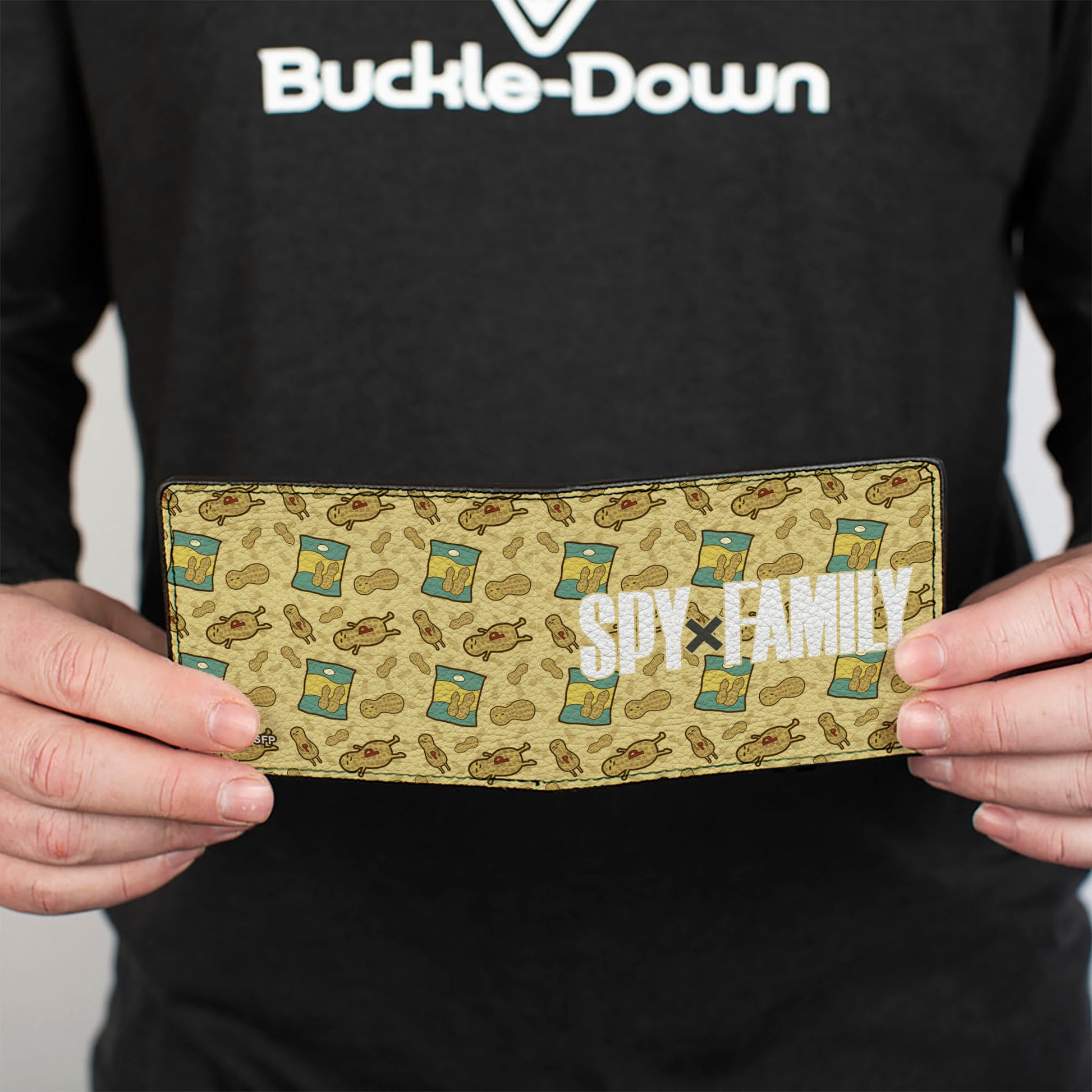 Bi-Fold Wallet - Spy x Family Peanuts Scattered and Title Logo Yellows Bi-Fold Wallets Spy x Family