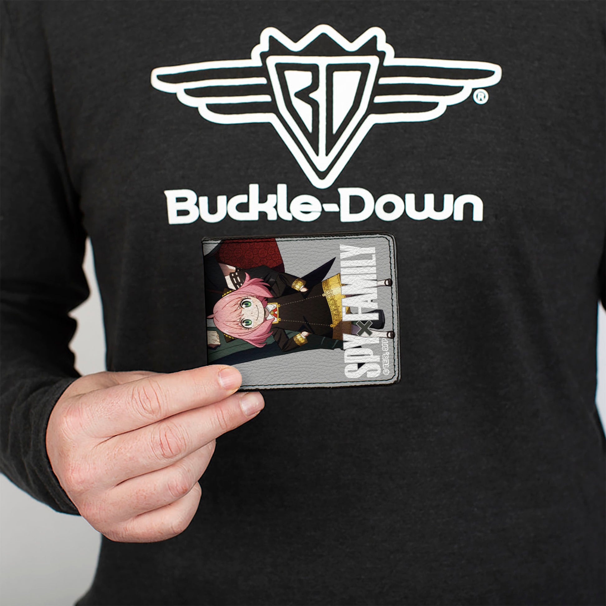 Bi-Fold Wallet - SPY x FAMILY Forger Family Group Pose and Gray/White Bi-Fold Wallets Spy x Family