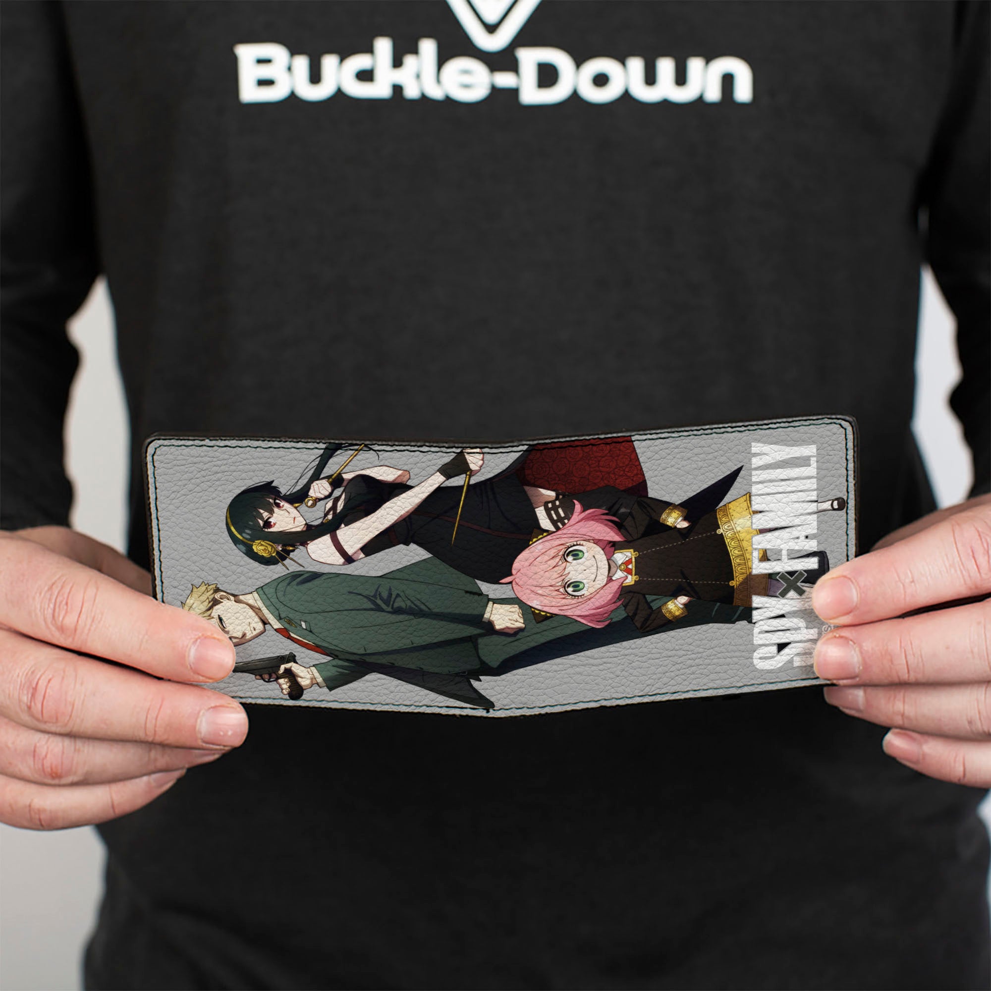 Bi-Fold Wallet - SPY x FAMILY Forger Family Group Pose and Gray/White Bi-Fold Wallets Spy x Family