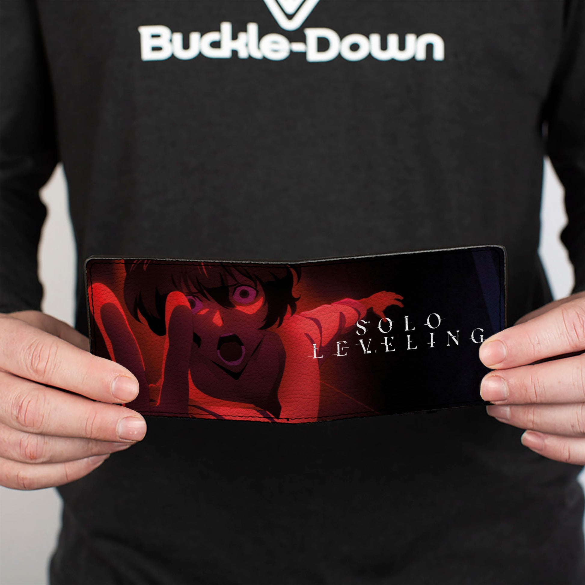 Bi-Fold Wallet - SOLO LEVELING Choi Yoora Pose and Title Logo Bi-Fold Wallets Solo Leveling