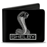 Bi-Fold Wallet - SHELBY Tiffany Box Black White Bi-Fold Wallets Shelby