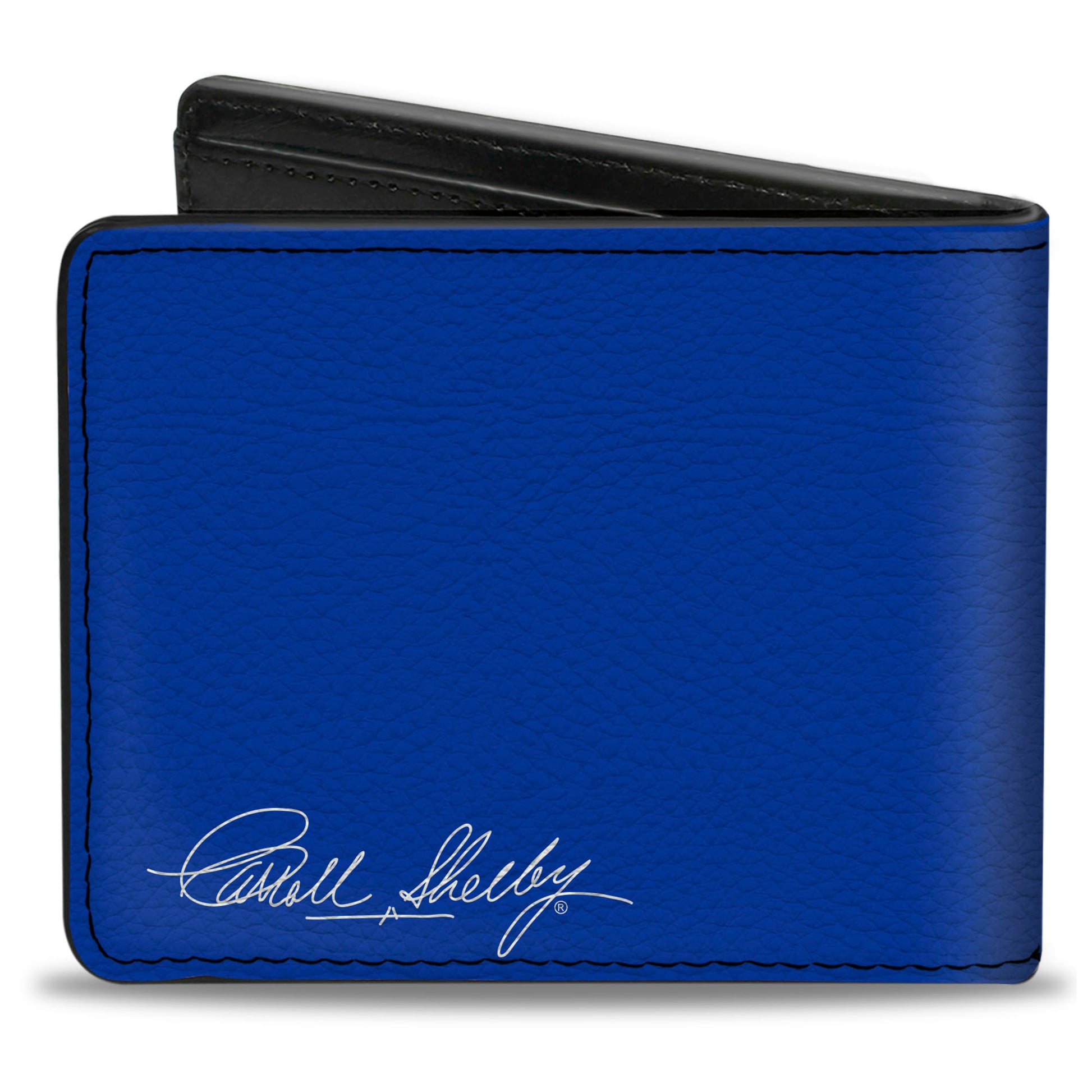 Bi-Fold Wallet - SHELBY Cobra 3-Stripe + Signature Blue White Gray Red Bi-Fold Wallets Shelby