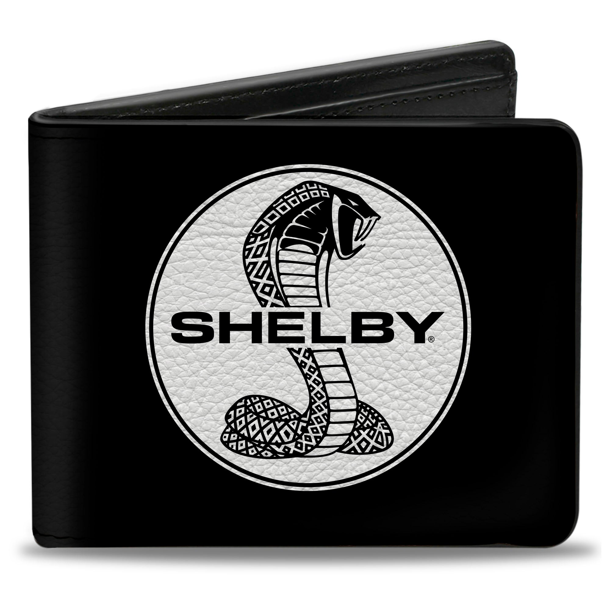 Bi-Fold Wallet - SHELBY Tiffany Split + Signature Black White Bi-Fold Wallets Shelby