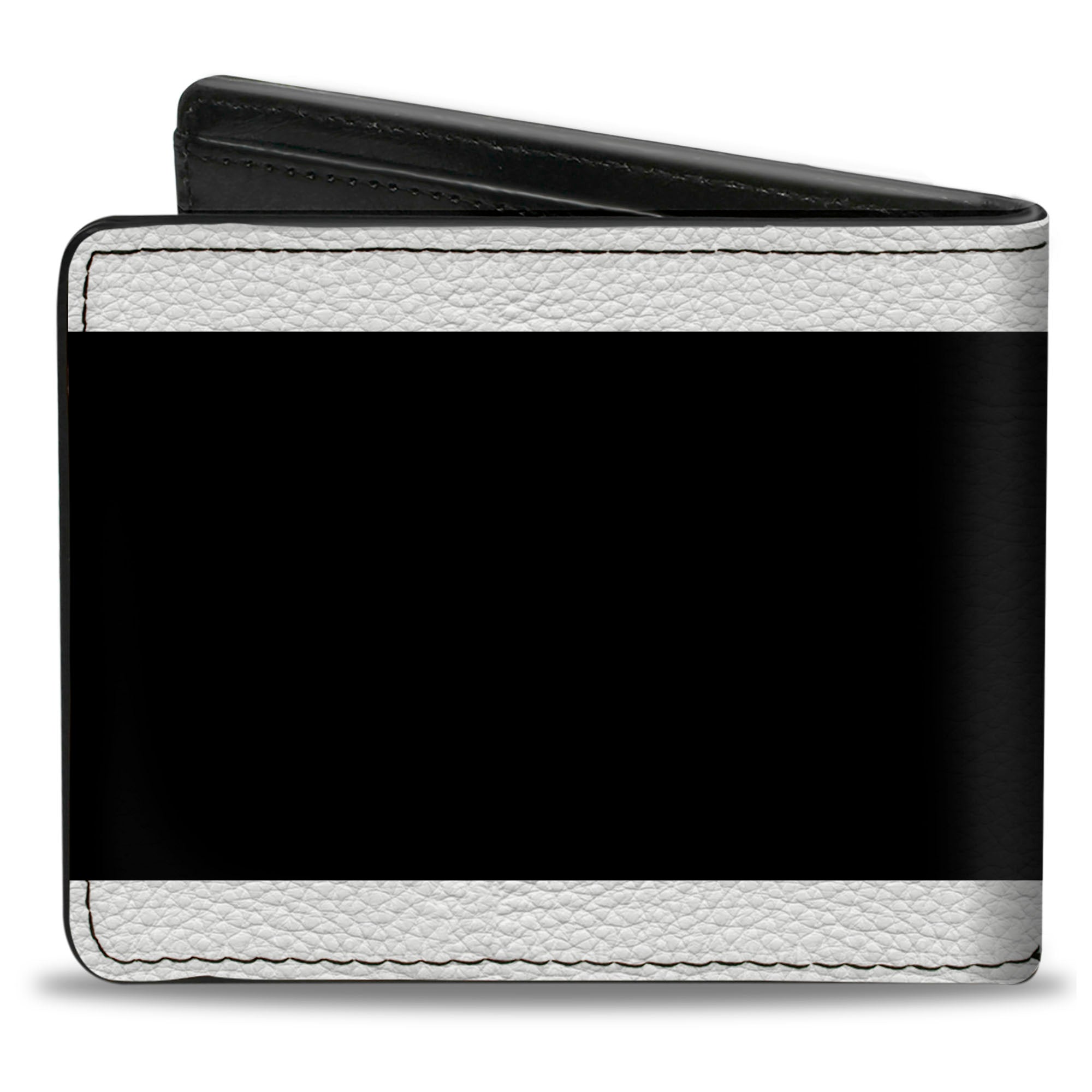 Bi-Fold Wallet - SHELBY Tiffany Split Stripe White Black Bi-Fold Wallets Shelby