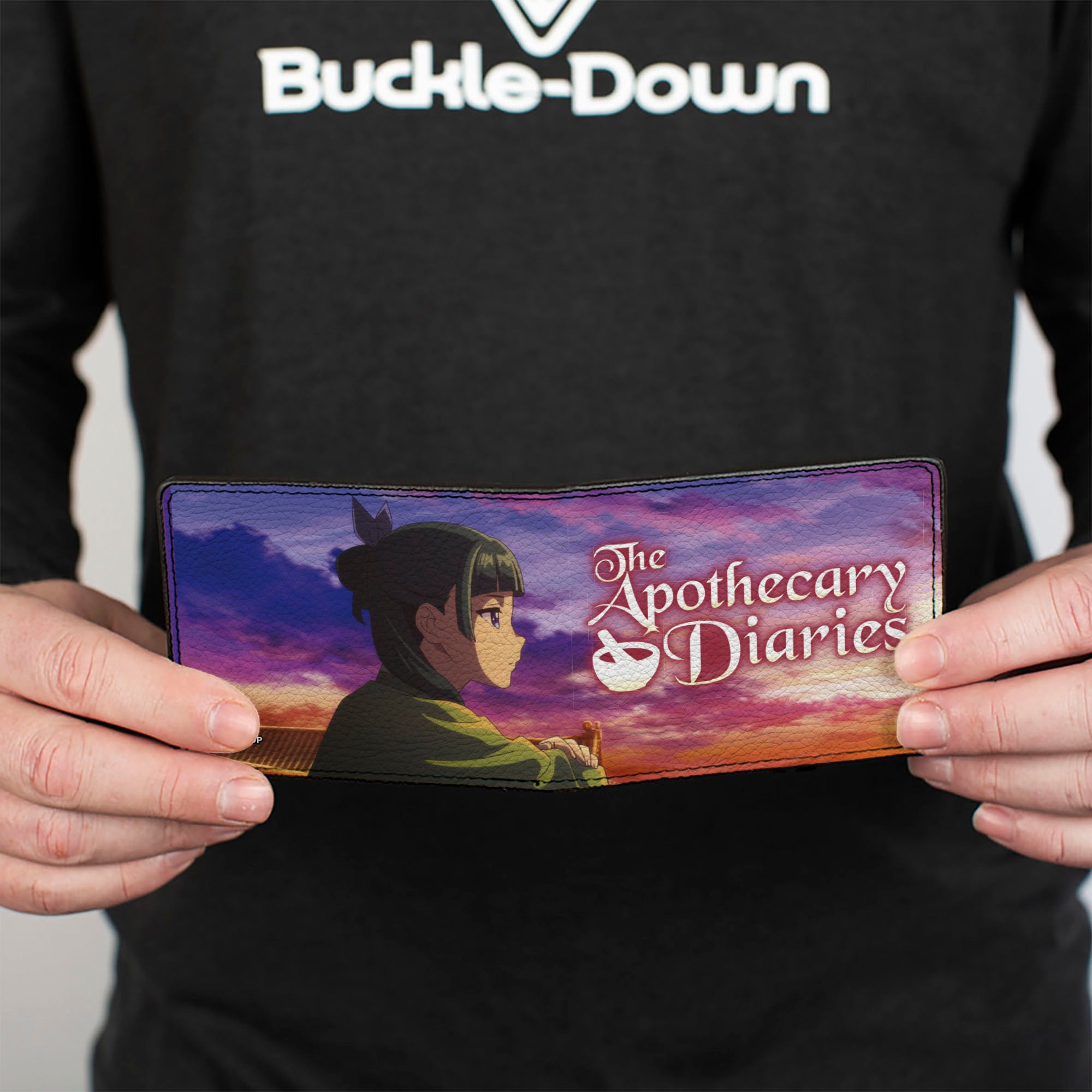 Bi-Fold Wallet - THE APOTHECARY DIARIES Maomao Sunset Pose and Title Logo Bi-Fold Wallets The Apothercary Diaries