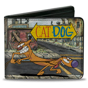 Bi-Fold Wallet - CATDOG Let's Go This Way Poses Bi-Fold Wallets CatDog