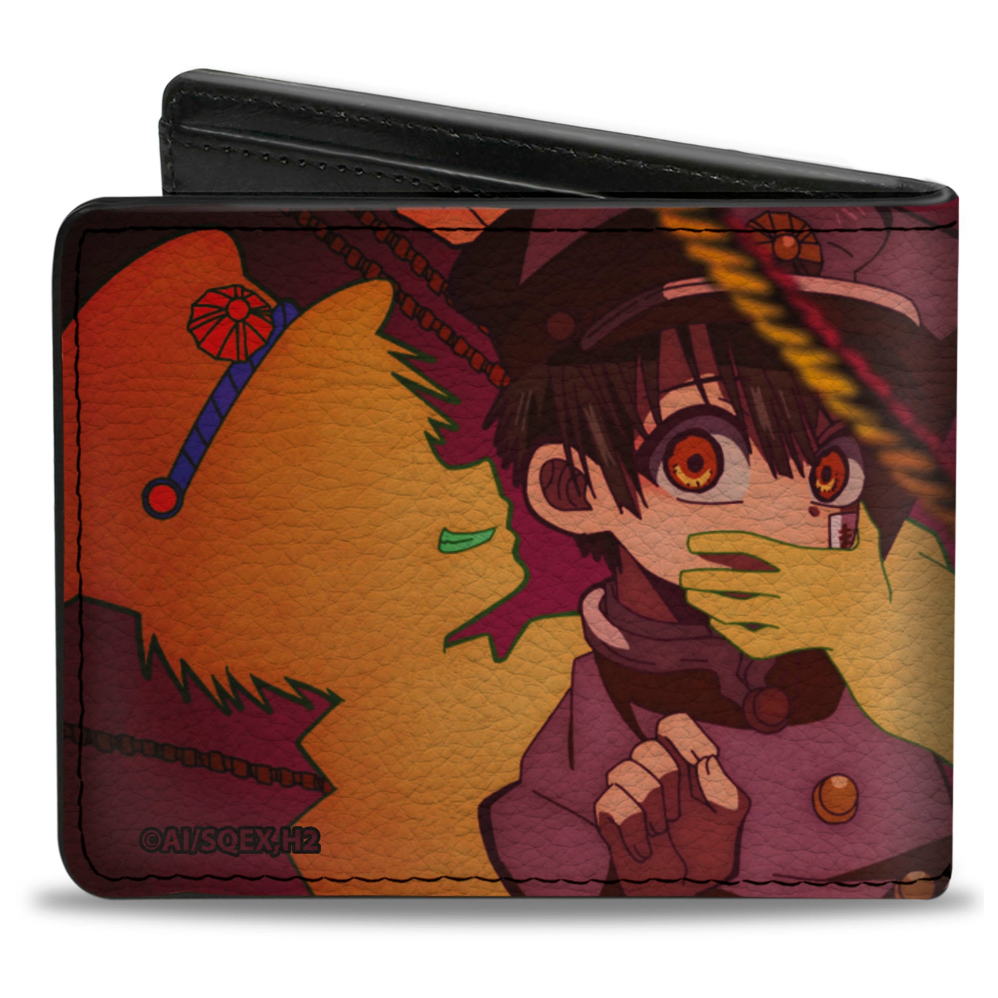 Bi-Fold Wallet - TOILET-BOUND HANAKO-KUN Silencing Scene and Title Logo Bi-Fold Wallets Toilet-Bound Hanako-Kun