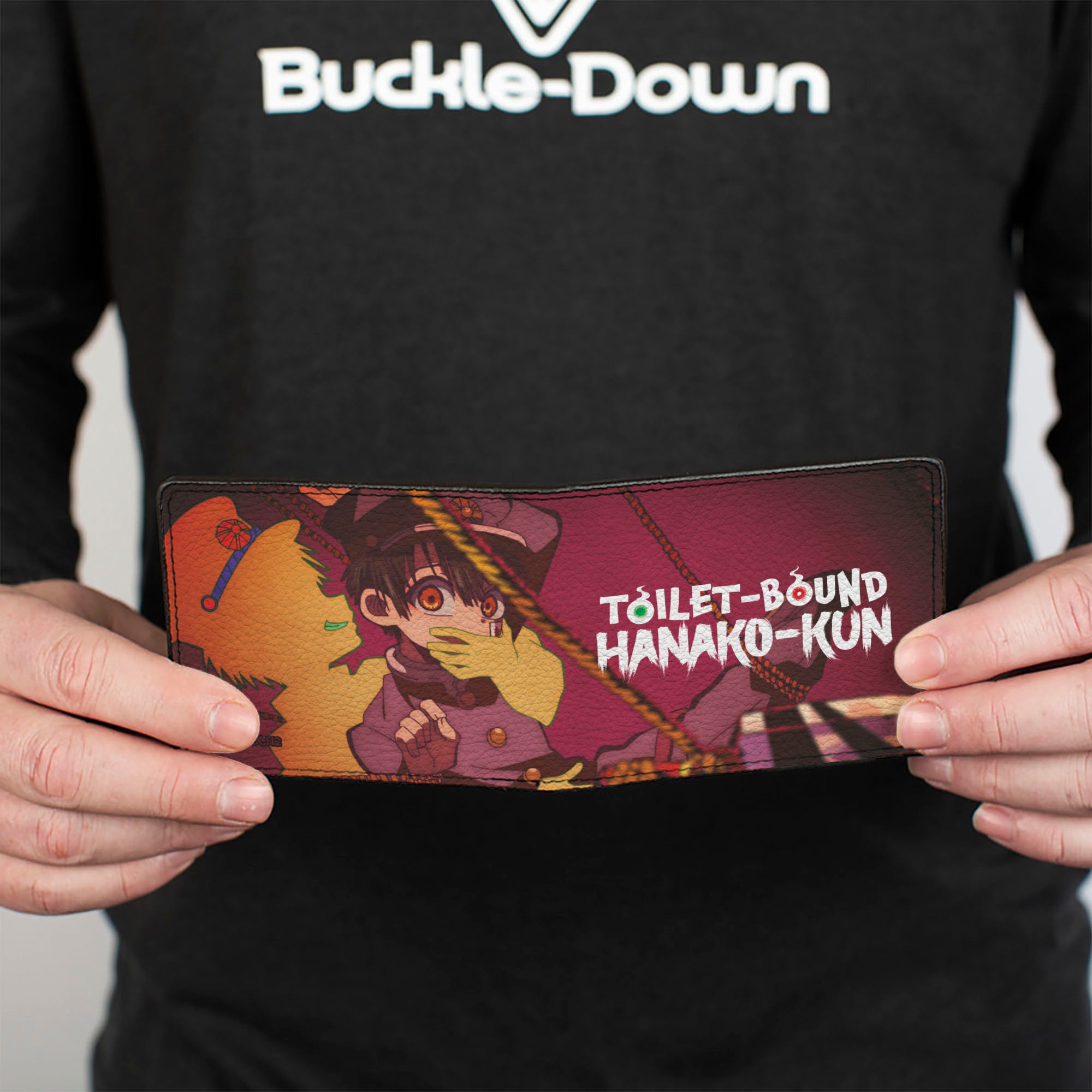 Bi-Fold Wallet - TOILET-BOUND HANAKO-KUN Silencing Scene and Title Logo Bi-Fold Wallets Toilet-Bound Hanako-Kun
