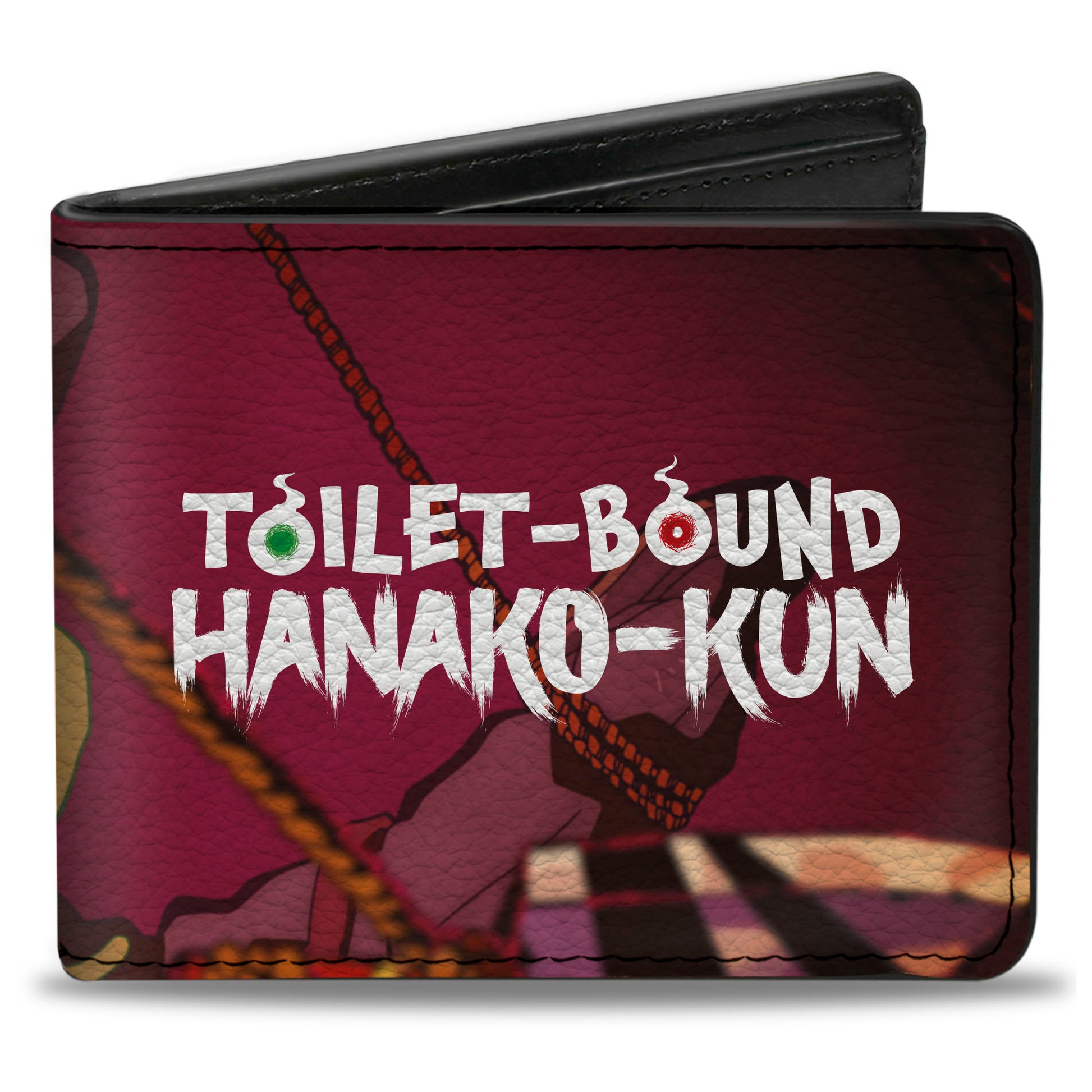 Bi-Fold Wallet - TOILET-BOUND HANAKO-KUN Silencing Scene and Title Logo Bi-Fold Wallets Toilet-Bound Hanako-Kun