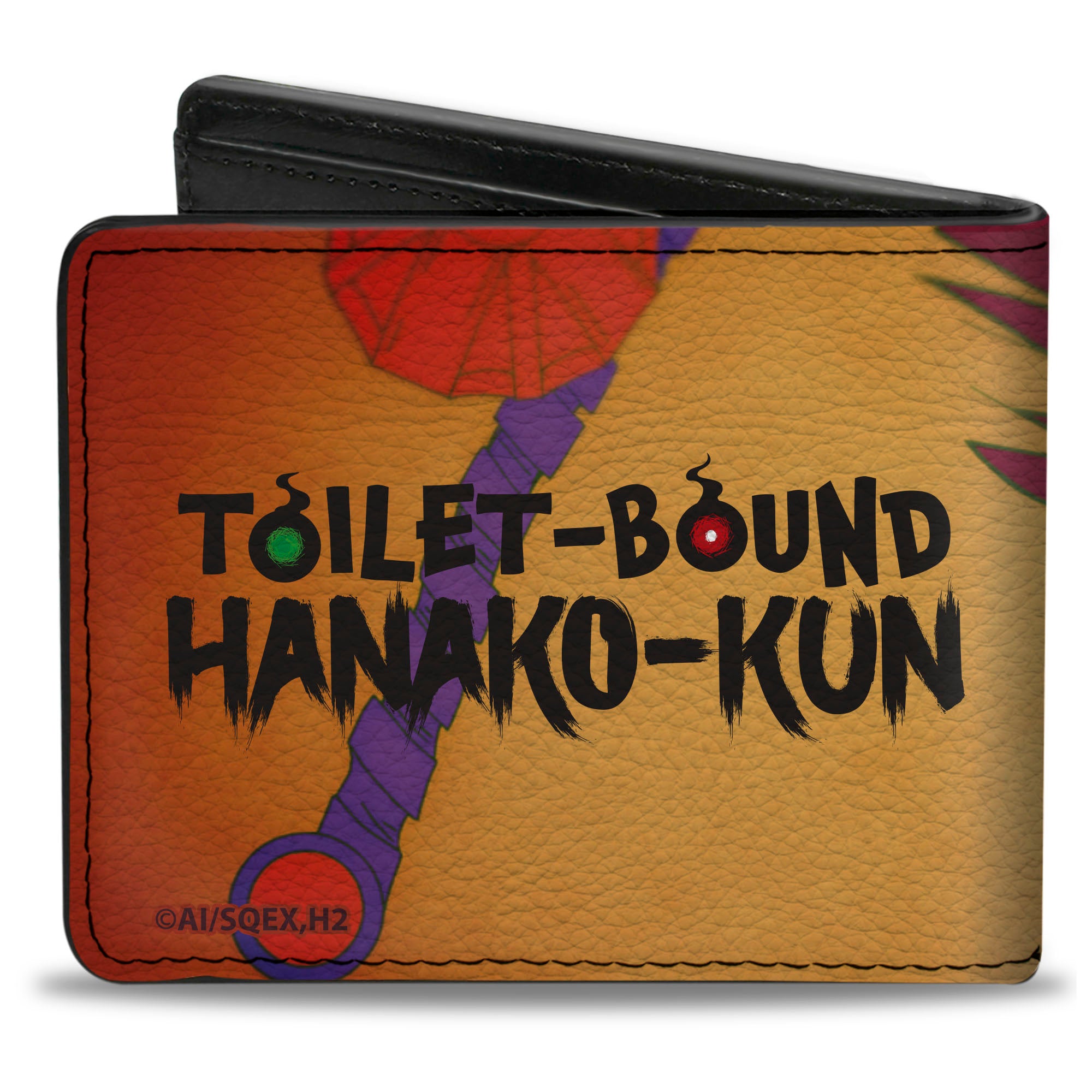 Bi-Fold Wallet - TOILET-BOUND HANAKO-KUN Silencing Scene Close-Up and Title Logo