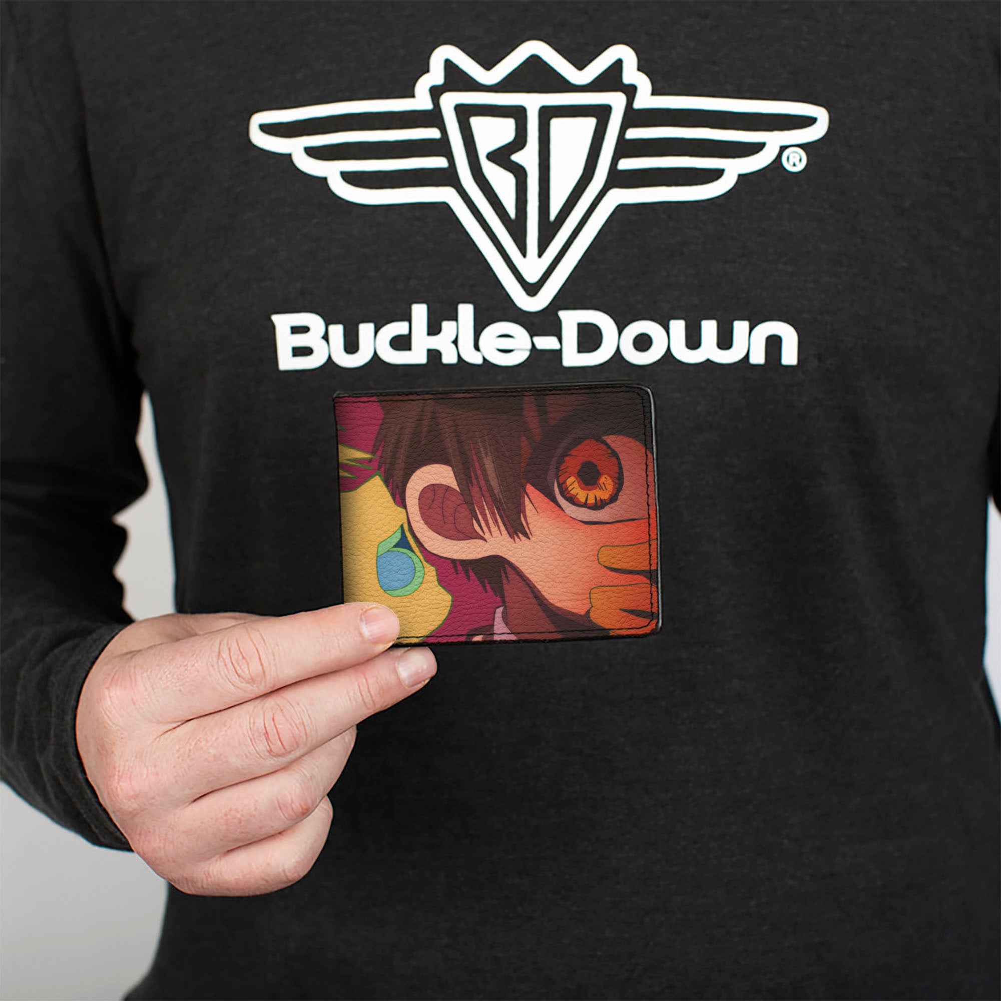 Bi-Fold Wallet - TOILET-BOUND HANAKO-KUN Silencing Scene Close-Up and Title Logo Bi-Fold Wallets Toilet-Bound Hanako-Kun