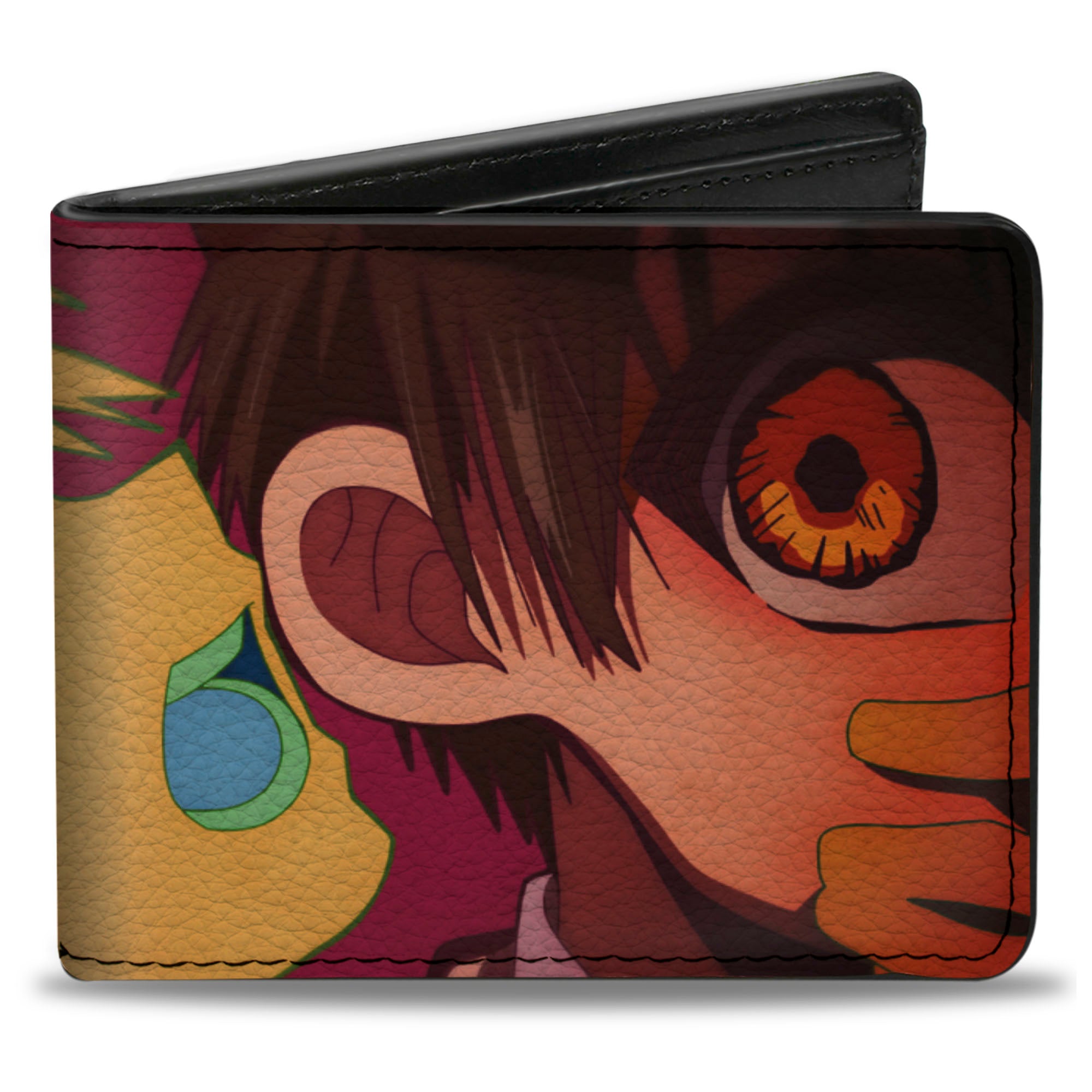Bi-Fold Wallet - TOILET-BOUND HANAKO-KUN Silencing Scene Close-Up and Title Logo