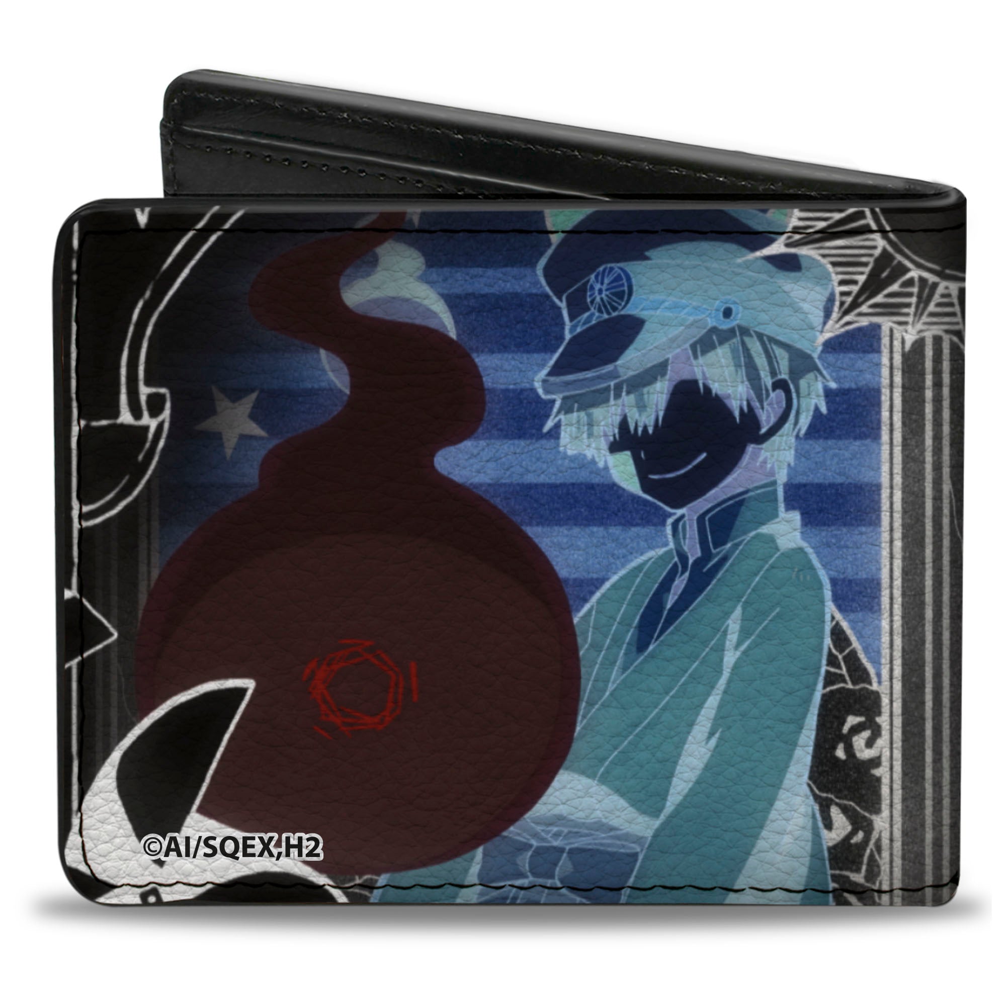 Bi-Fold Wallet - TOILET-BOUND HANAKO-KUN Four Character Group Pose White