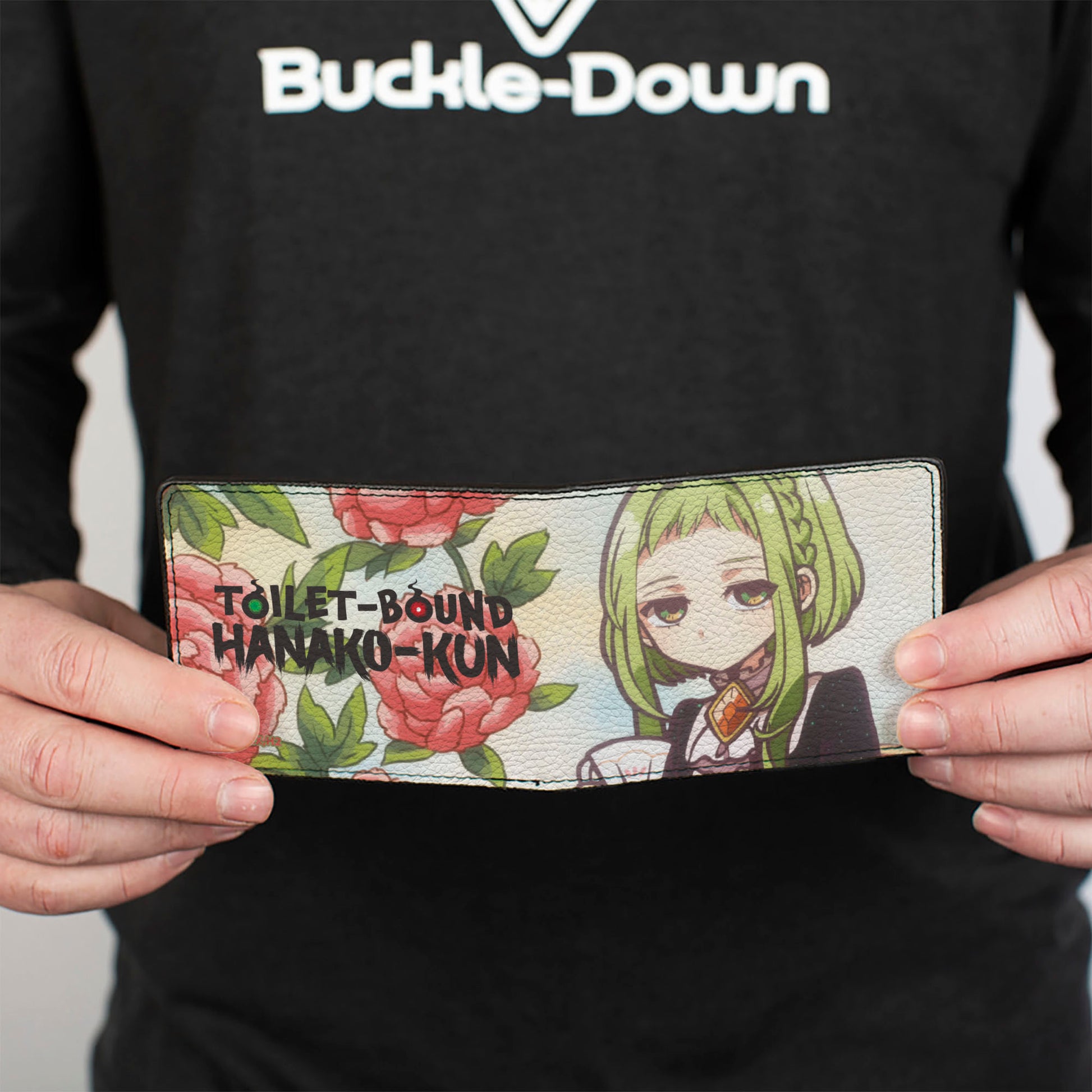 Bi-Fold Wallet - TOILET-BOUND HANAKO-KUN Sakura Garden Tea Party Pose Bi-Fold Wallets Toilet-Bound Hanako-Kun