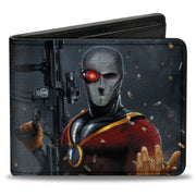 Bi-Fold Wallet - Secret Six Issue #15 Deadshot Cover Pose Bullets Scattered Bi-Fold Wallets DC Comics