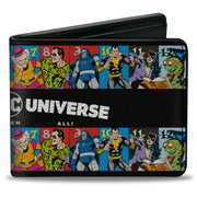 Bi-Fold Wallet - VILLAINS OF THE DC UNIVERSE Character Blocks Black/White Bi-Fold Wallets DC Comics
